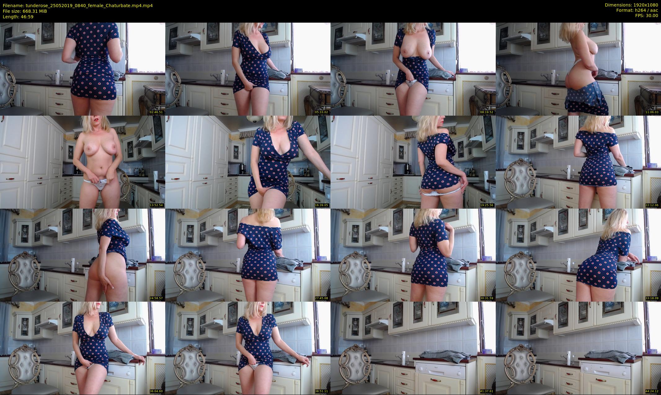 tunderose — 47 minute Chaturbate female cam show recording, 1080p, May 25, 2019