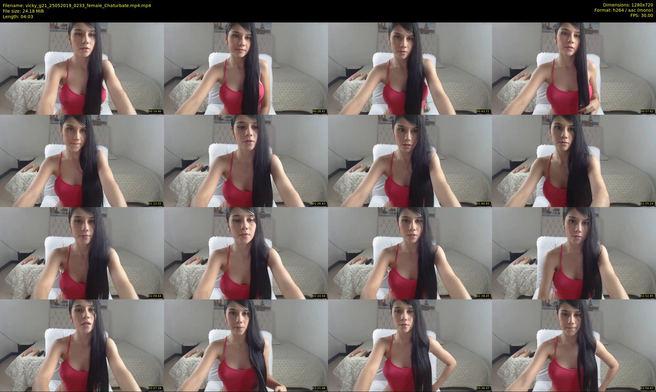 vicky_g21 — 5 minute Chaturbate female cam show recording, 720p, May 25, 2019
