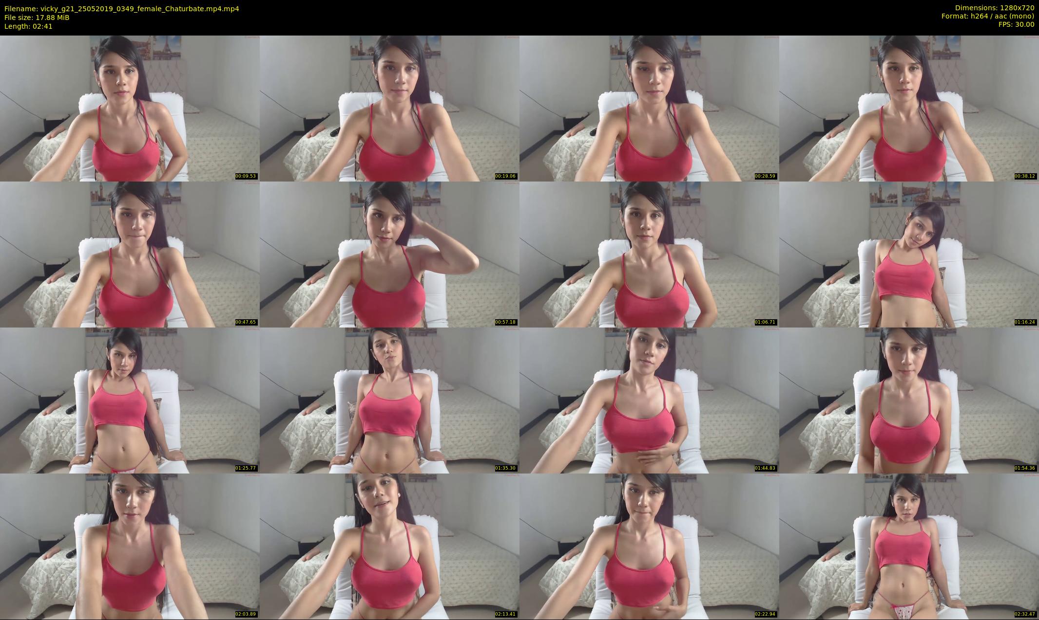 vicky_g21 — 3 minute Chaturbate female cam show recording, 720p, May 25, 2019