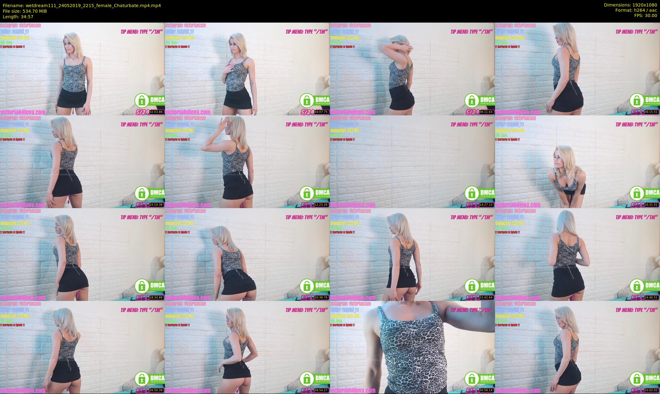 wetdream111 — 35 minute Chaturbate couple cam show recording, 1080p, May 24, 2019