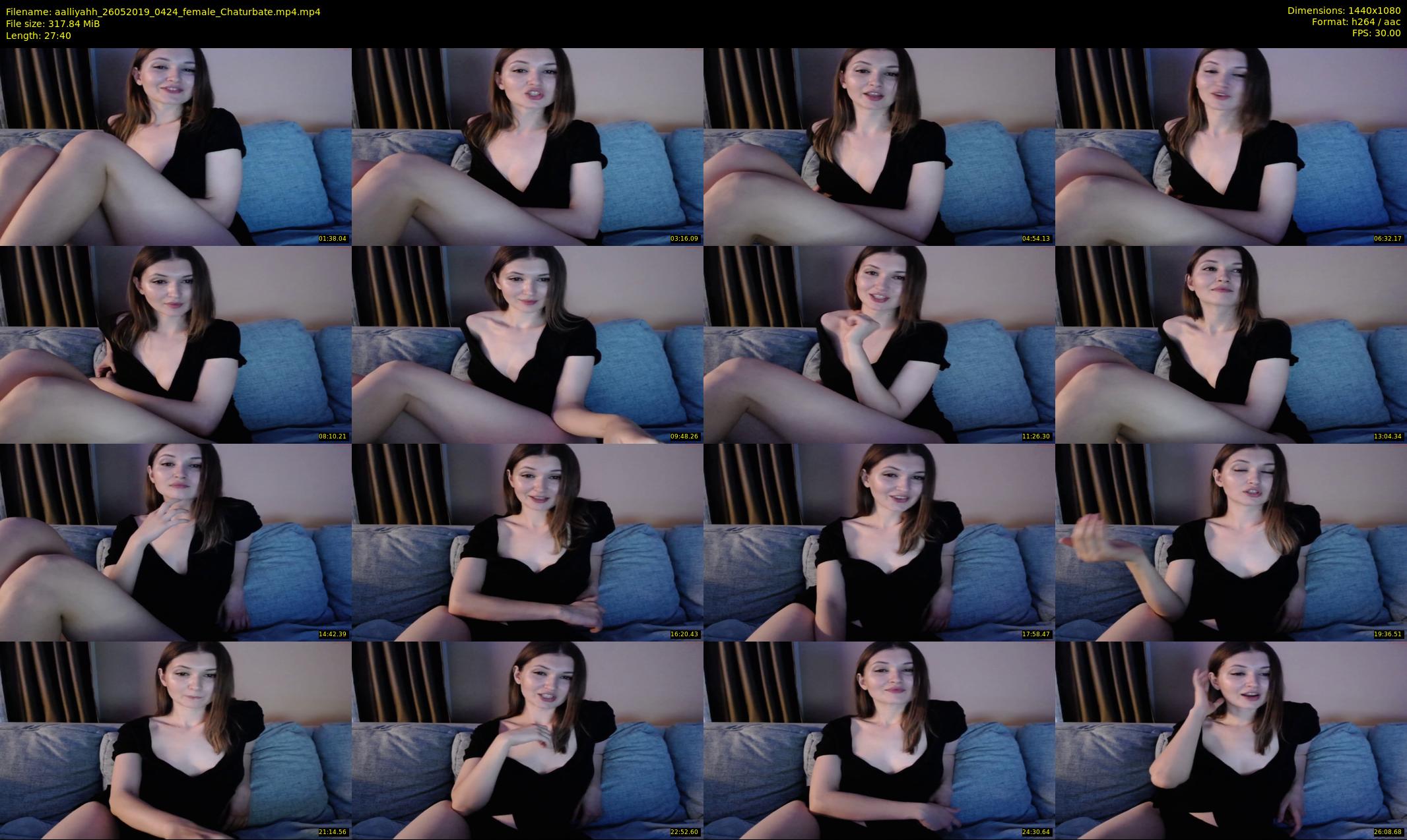 aalliyahh — 28 minute Chaturbate female cam show recording, 1080p, May 26, 2019