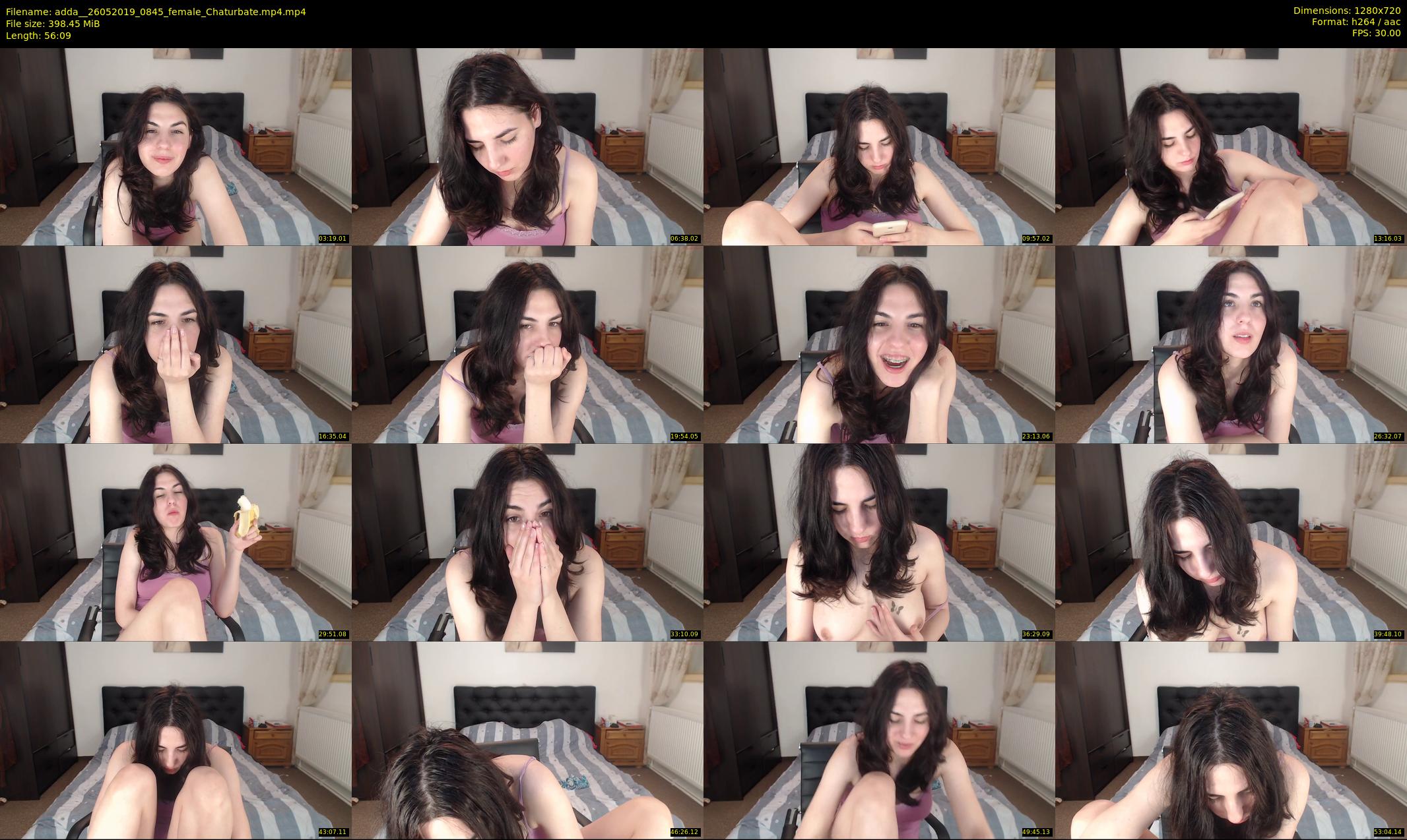 adda_ — 57 minute Chaturbate female cam show recording, 720p, May 26, 2019