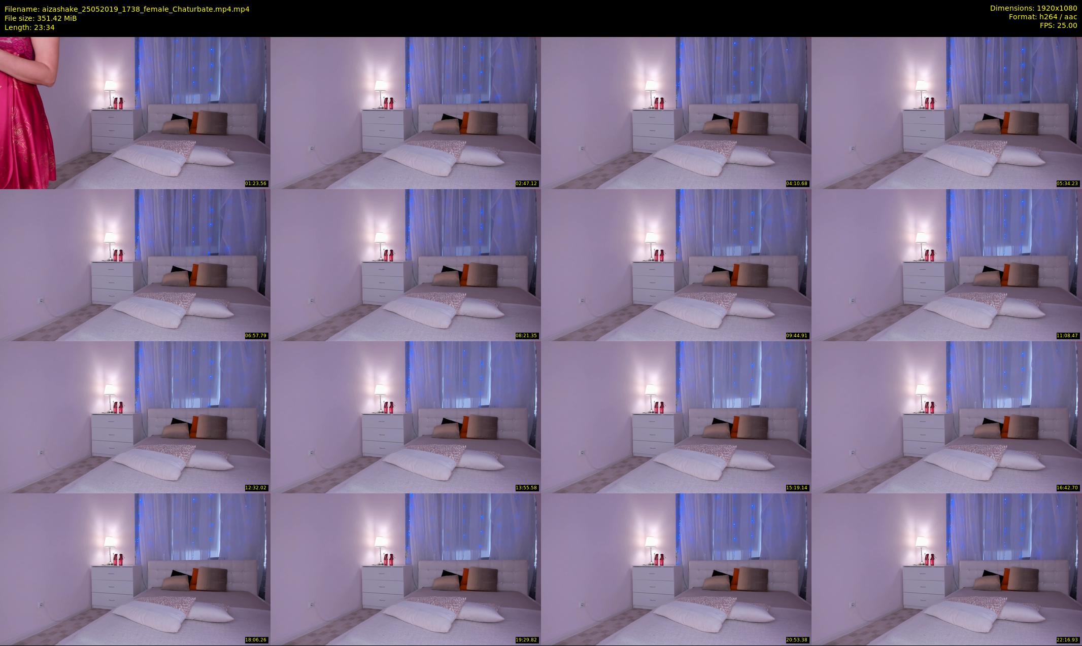 aizashake — 24 minute Chaturbate female cam show recording, 1080p, May 25, 2019