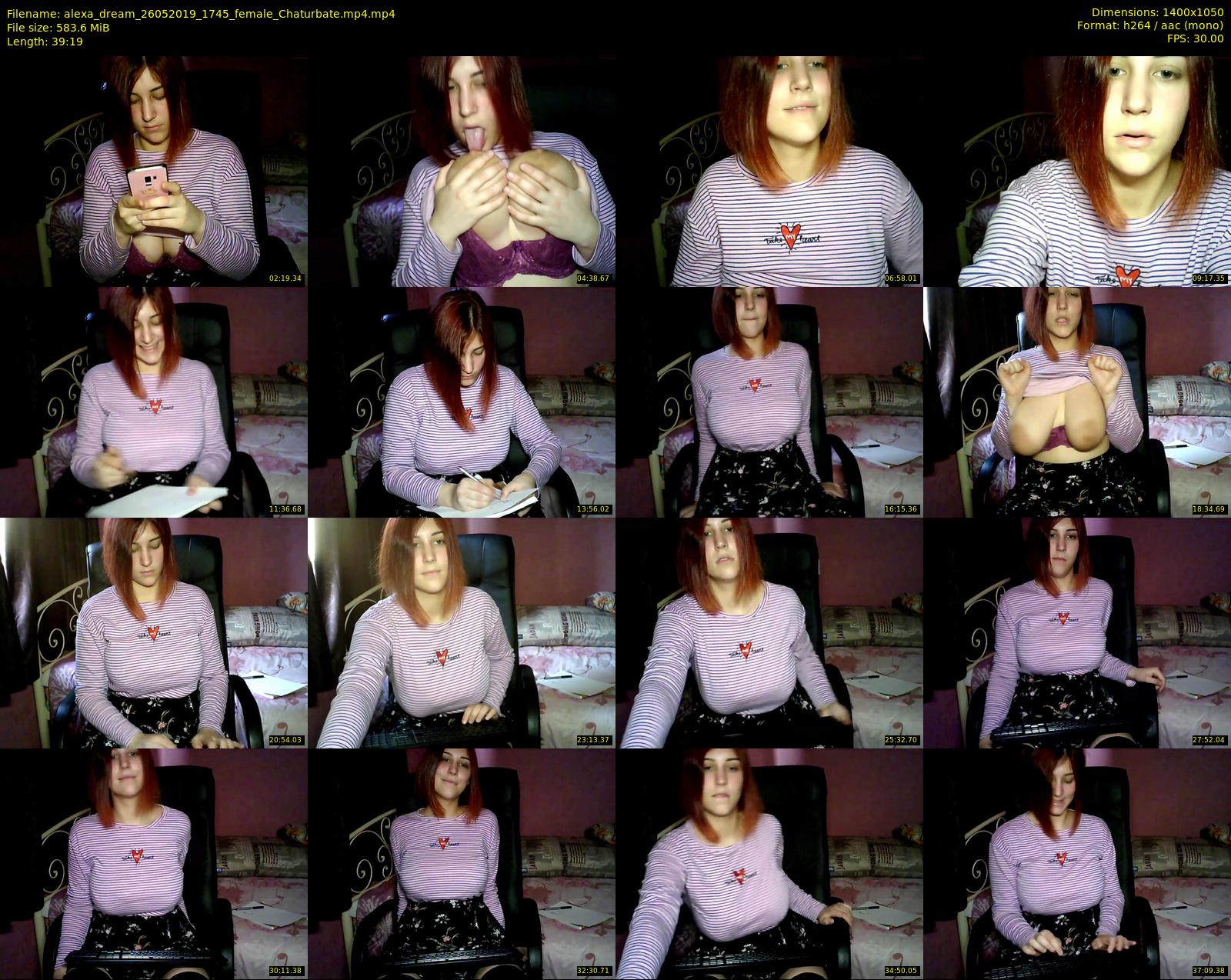 alexa_dream — 40 minute Chaturbate female cam show recording, 720p, May 26, 2019