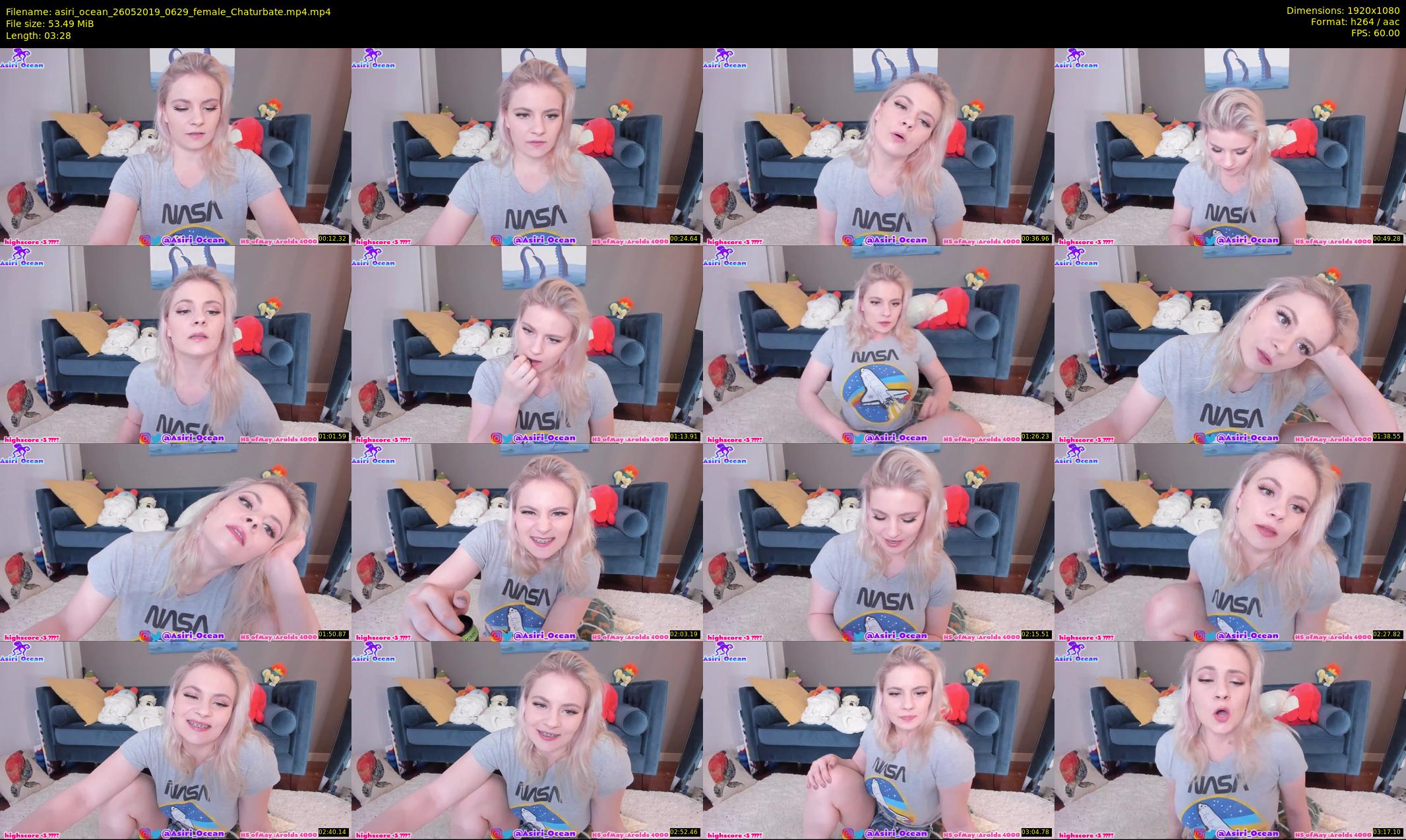 asiri_ocean — 4 minute Chaturbate female cam show recording, 1080p, May 26, 2019