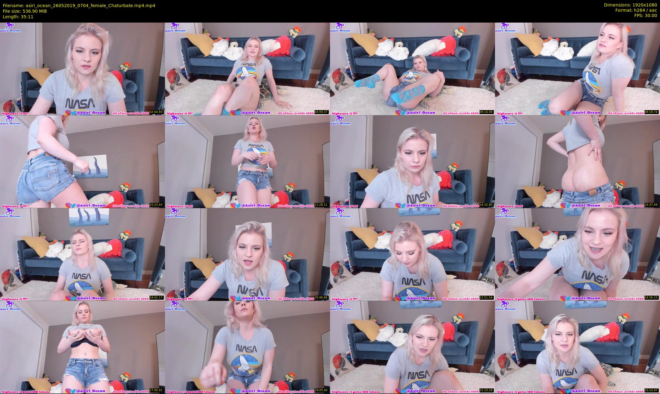 asiri_ocean — 36 minute Chaturbate female cam show recording, 1080p, May 26, 2019