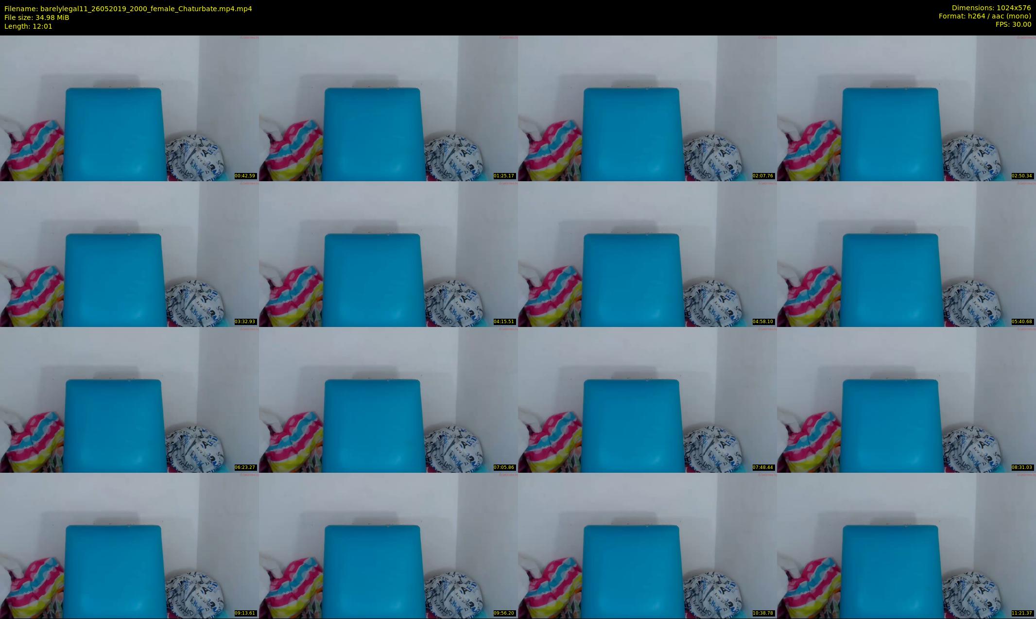 barelylegal11 — 13 minute Chaturbate female cam show recording, 480p, May 26, 2019