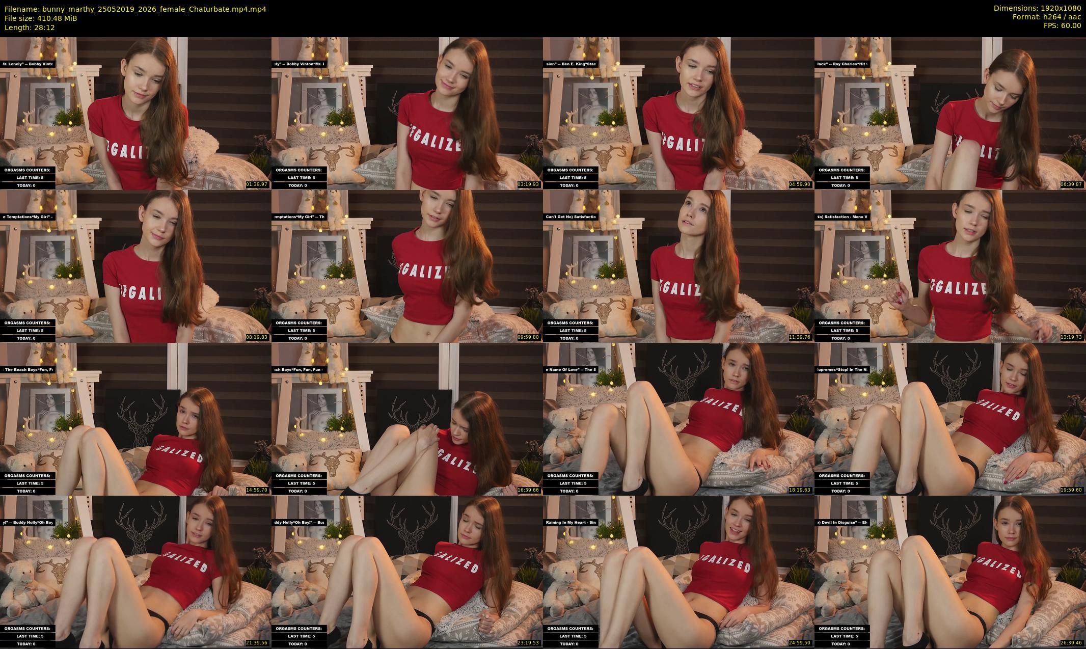 bunny_marthy — 29 minute Chaturbate female cam show recording, 1080p, May 25, 2019