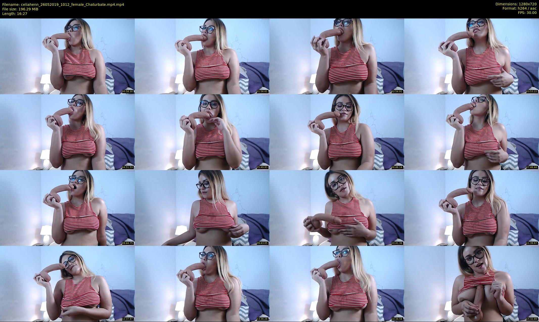 celiahenn — 17 minute Chaturbate female cam show recording, 720p, May 26, 2019