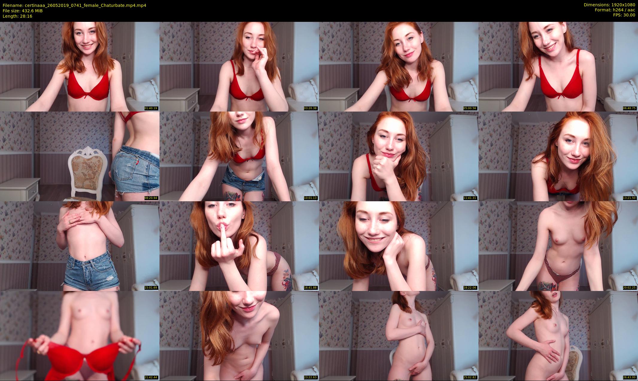 certinaaa — 29 minute Chaturbate female cam show recording, 1080p, May 26, 2019