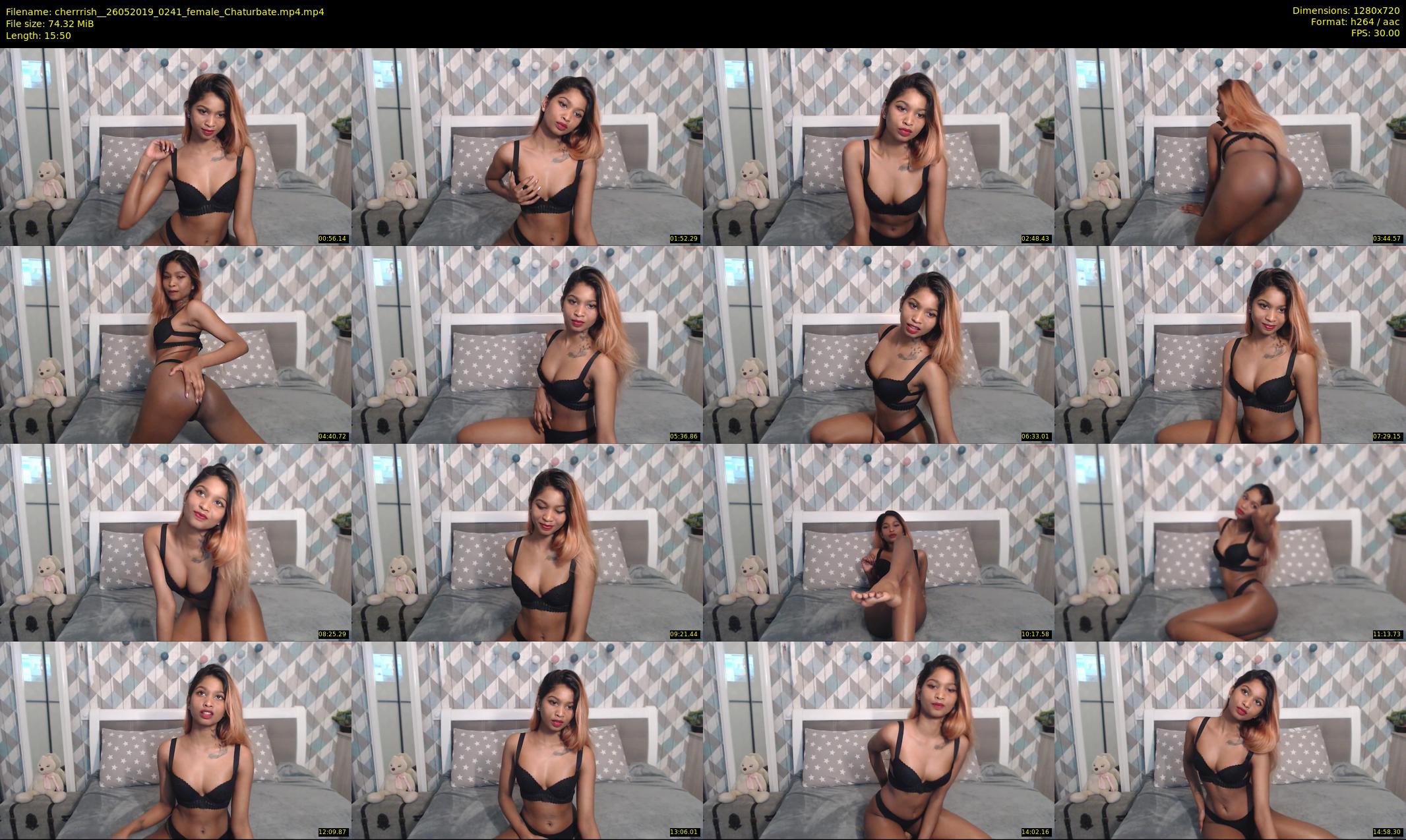 cherrrish_ — 16 minute Chaturbate female cam show recording, 720p, May 26, 2019