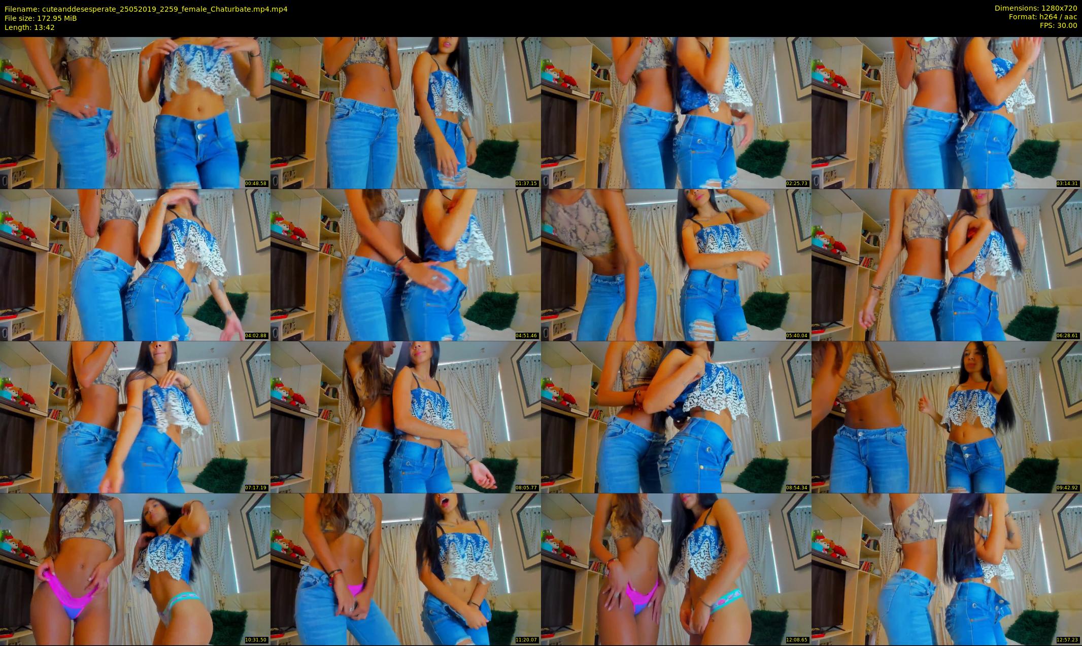 cuteanddesesperate — 14 minute Chaturbate female cam show recording, 720p, May 25, 2019