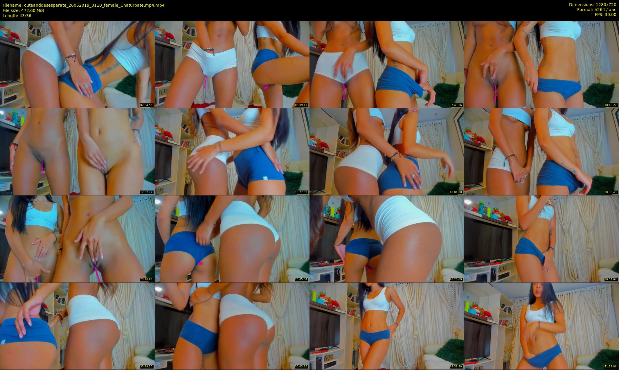 cuteanddesesperate — 44 minute Chaturbate female cam show recording, 720p, May 26, 2019