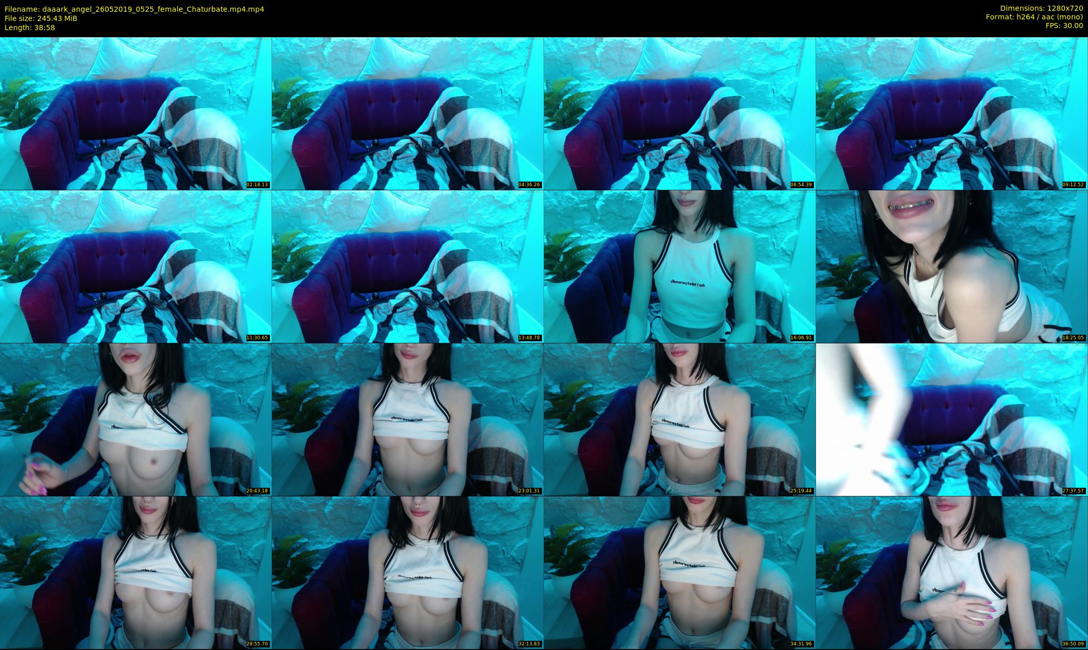 daaark_angel — 39 minute Chaturbate female cam show recording, 720p, May 26, 2019