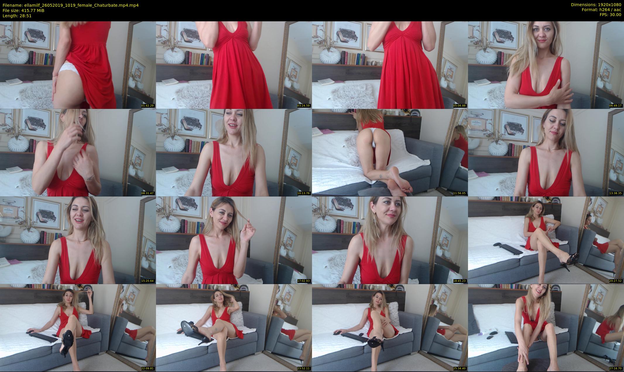 ellamilf — 29 minute Chaturbate female cam show recording, 1080p, May 26, 2019