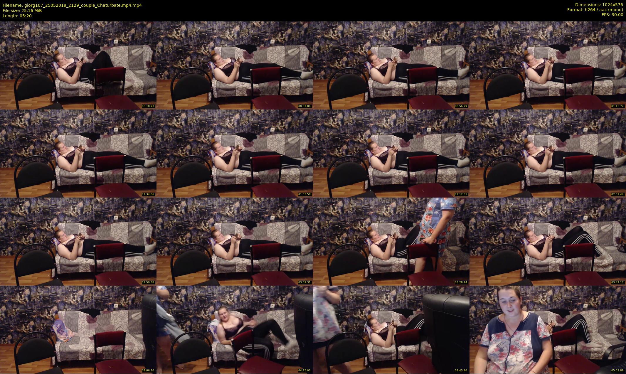giorg107 — 6 minute Chaturbate couple cam show recording, 480p, May 25, 2019
