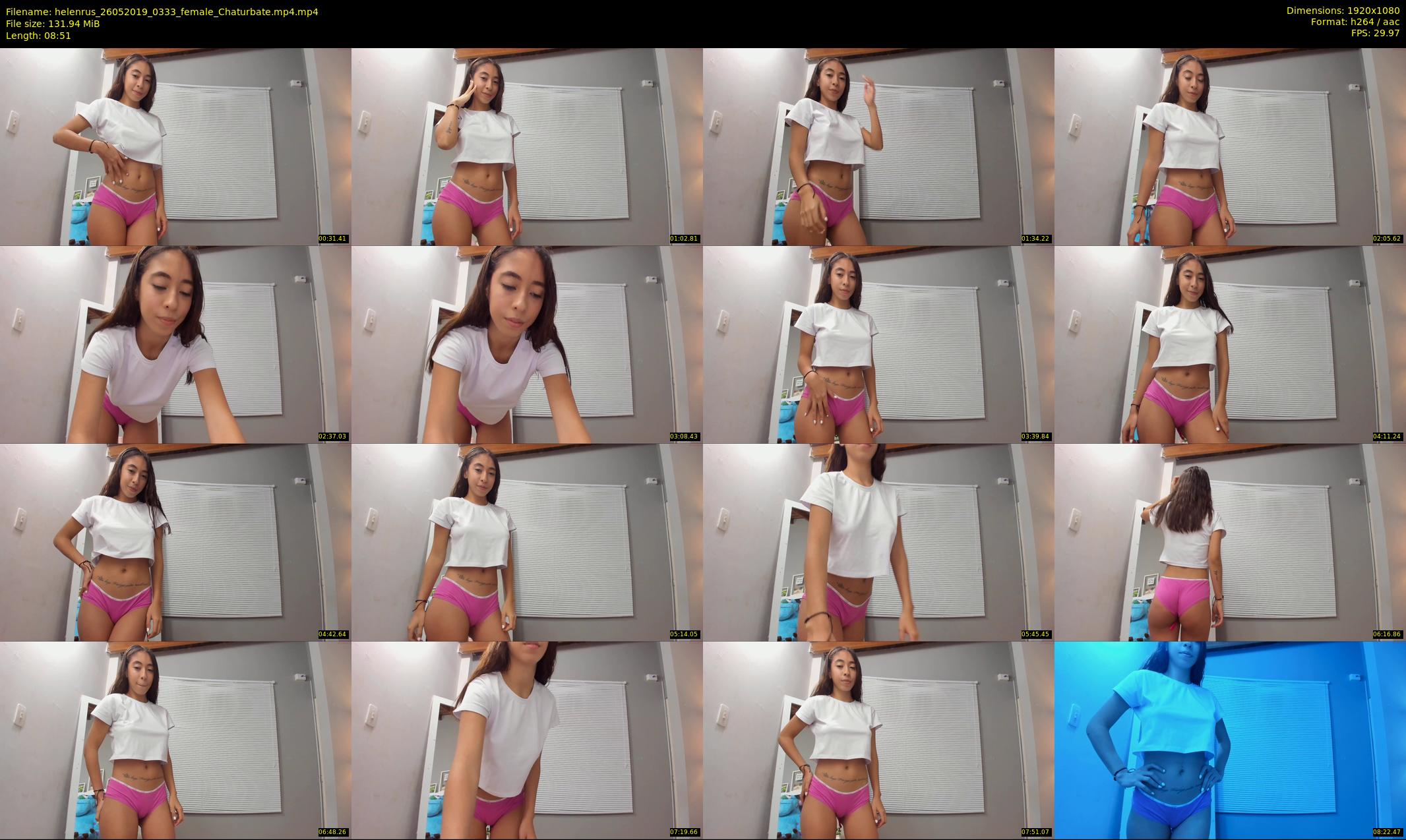 helenrus — 9 minute Chaturbate female cam show recording, 1080p, May 26, 2019
