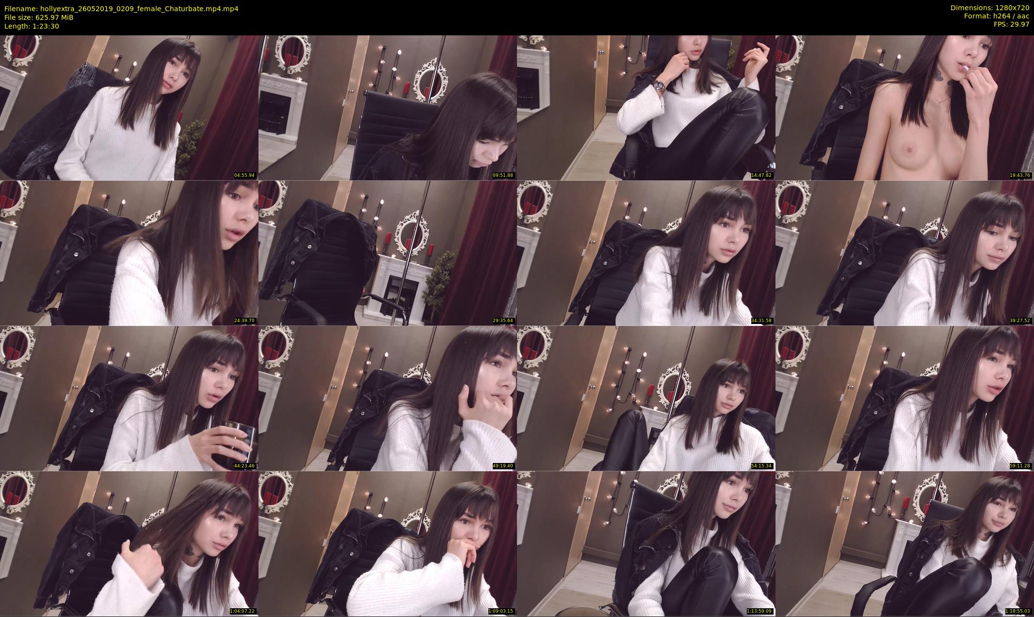 hollyextra — 84 minute Chaturbate female cam show recording, 720p, May 26, 2019