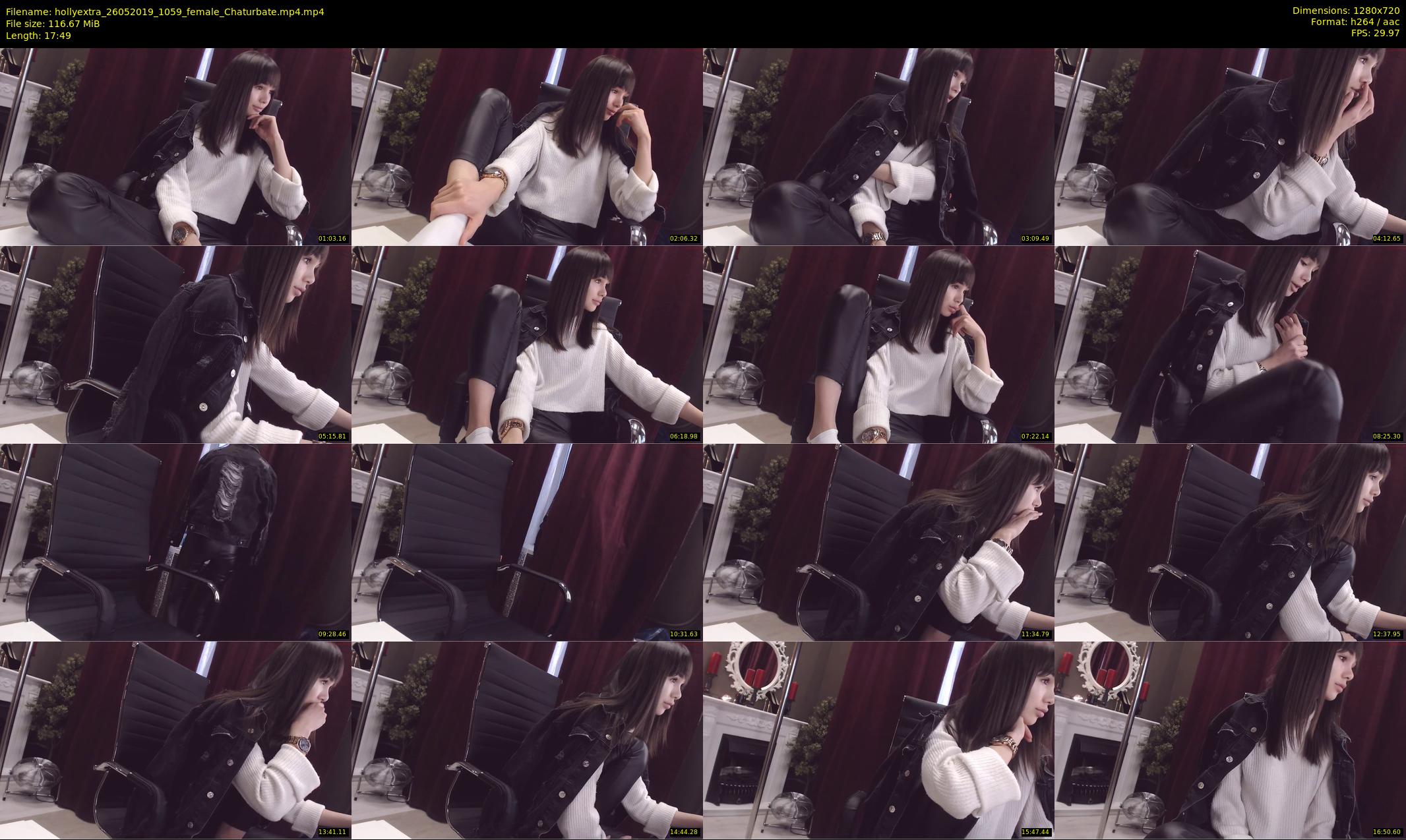hollyextra — 18 minute Chaturbate female cam show recording, 720p, May 26, 2019
