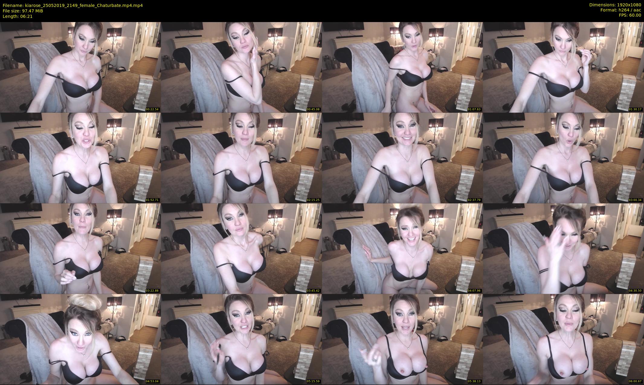 kiarose — 7 minute Chaturbate female cam show recording, 1080p, May 25, 2019