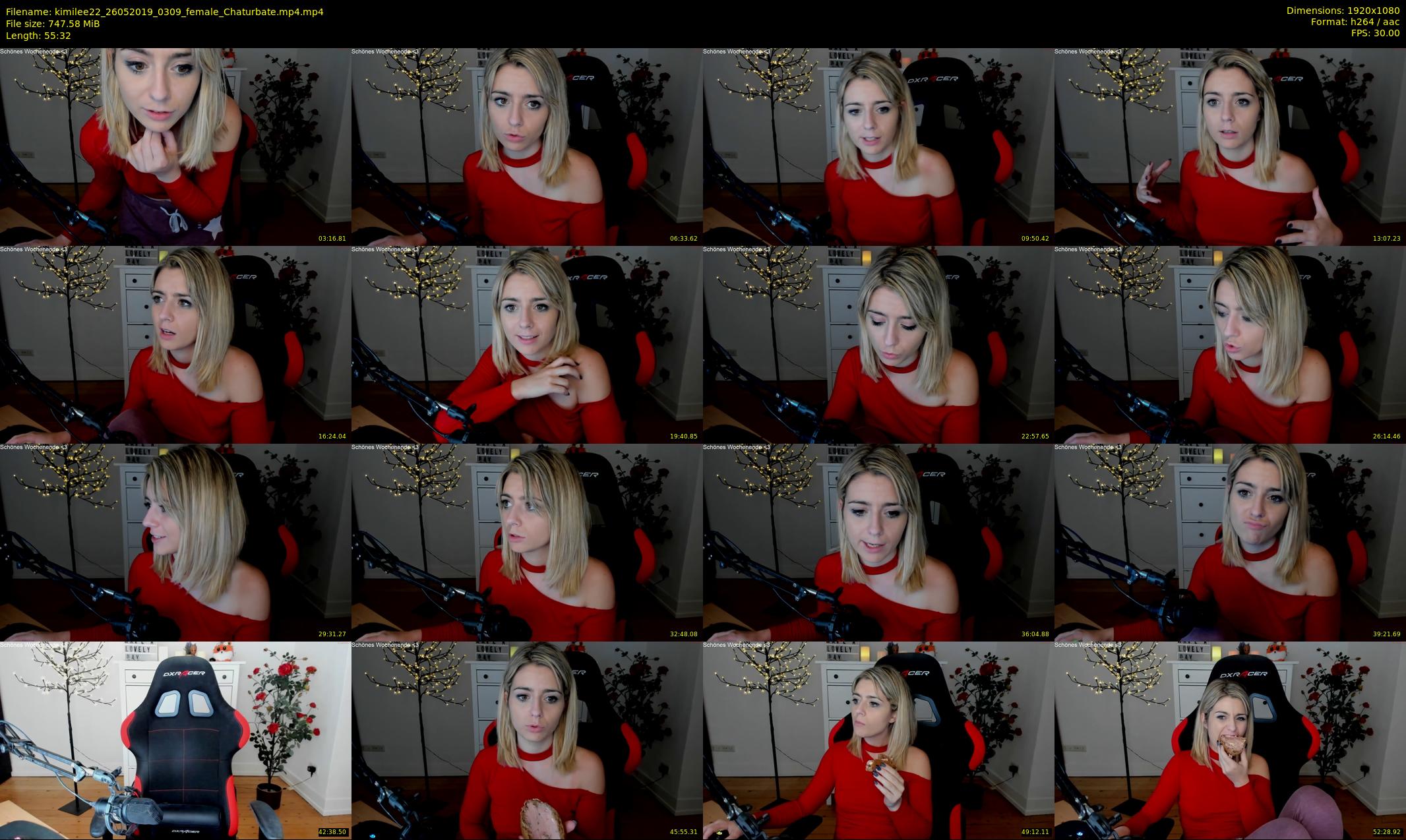 kimilee22 — 56 minute Chaturbate female cam show recording, 1080p, May 26, 2019