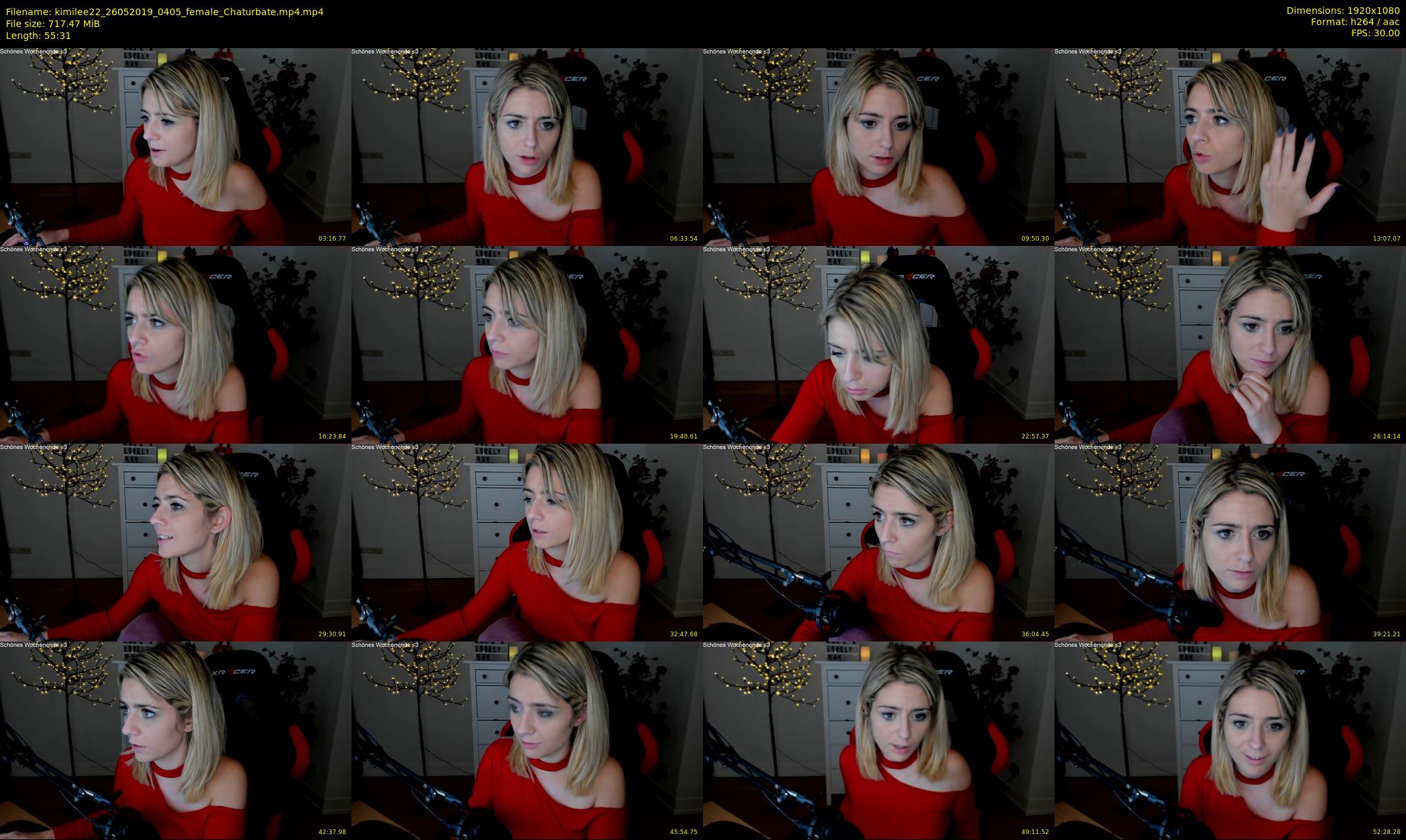 kimilee22 — 56 minute Chaturbate female cam show recording, 1080p, May 26, 2019