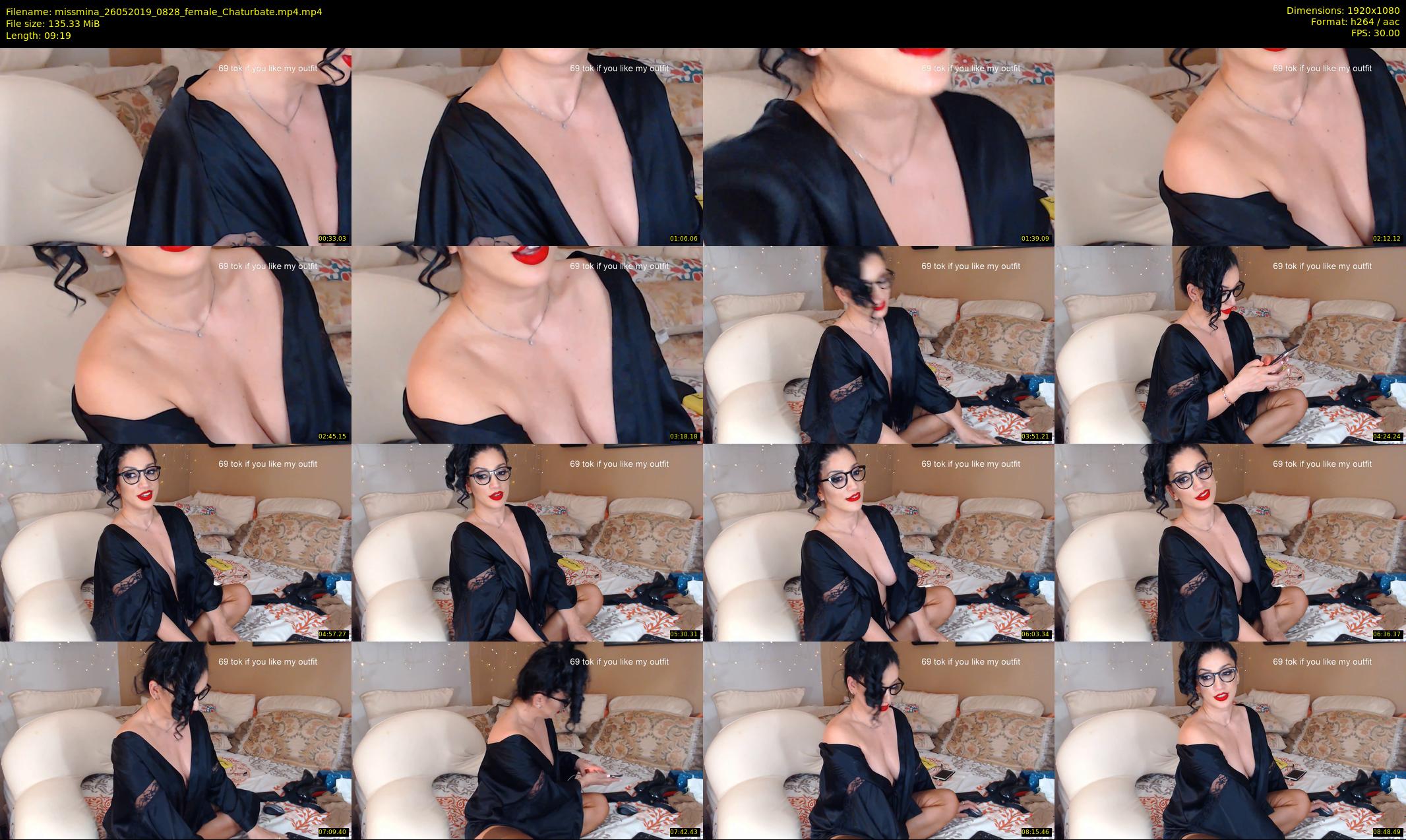 missmina — 10 minute Chaturbate female cam show recording, 1080p, May 26, 2019