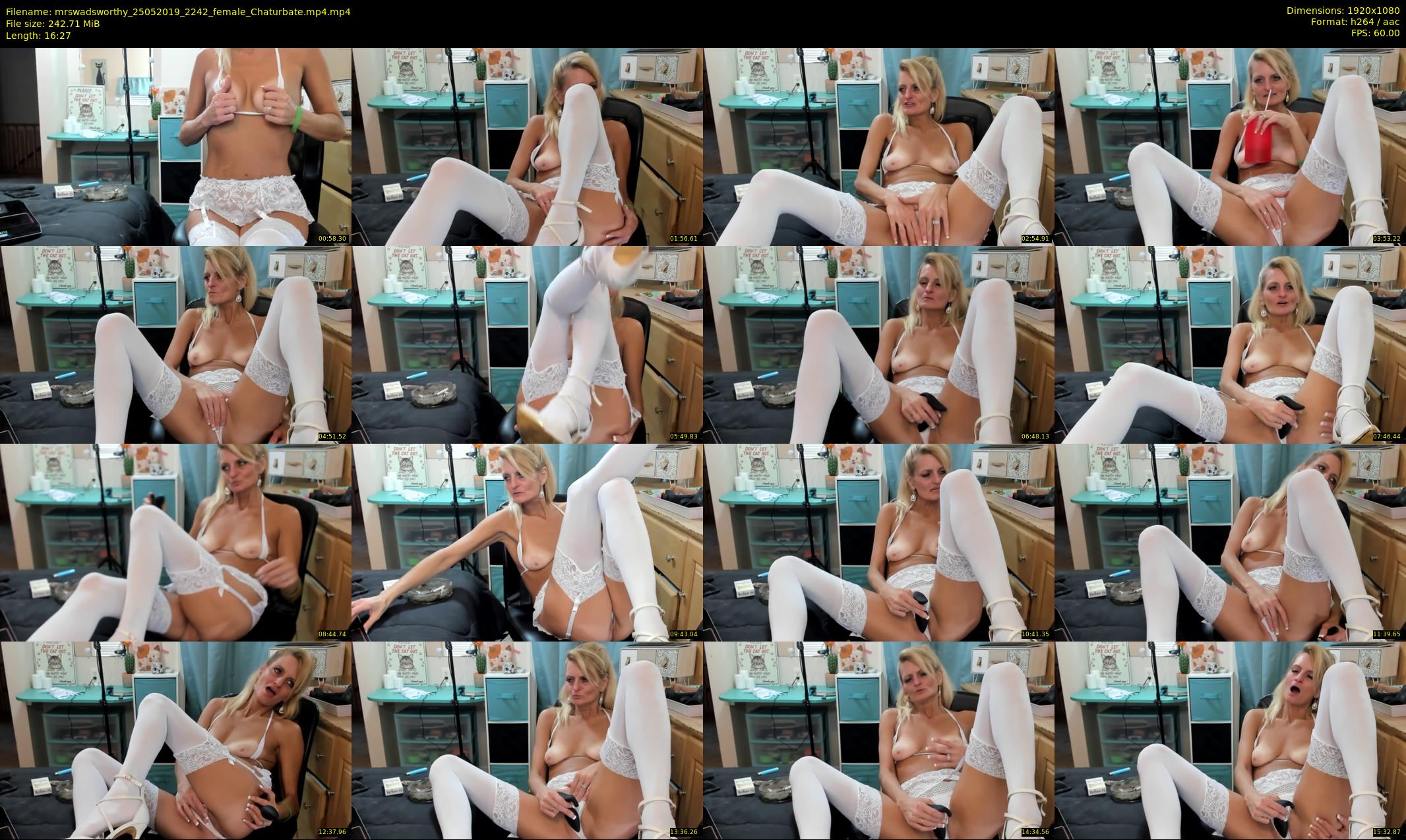 mrswadsworthy — 17 minute Chaturbate female cam show recording, 1080p, May 25, 2019