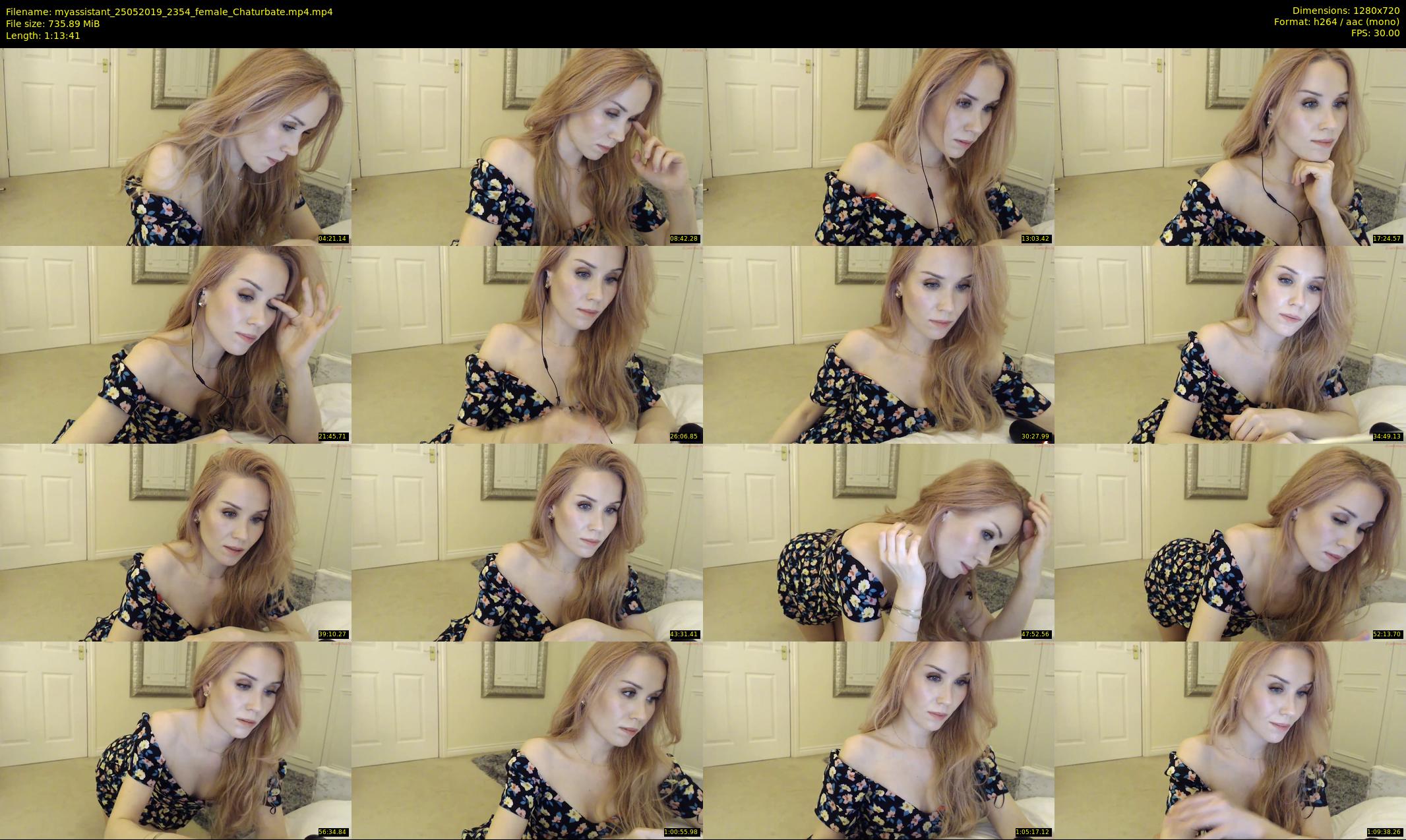 myassistant — 74 minute Chaturbate female cam show recording, 720p, May 25, 2019