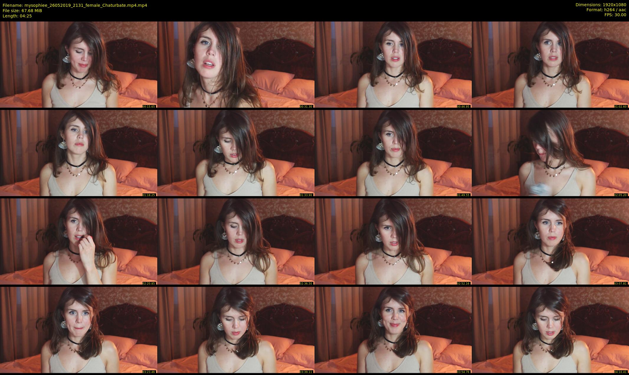 mysophiee — 5 minute Chaturbate female cam show recording, 1080p, May 26, 2019