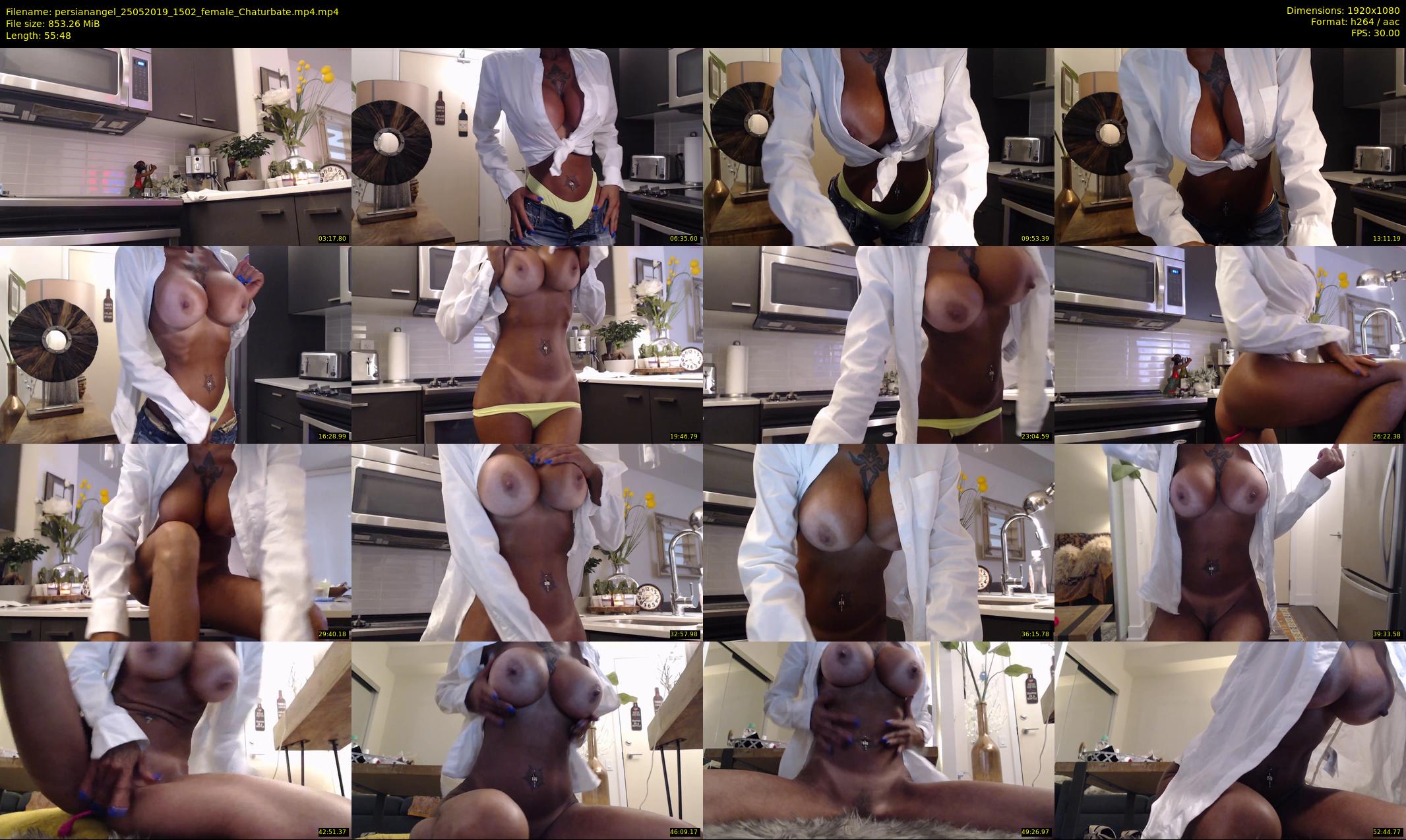 persianangel — 56 minute Chaturbate female cam show recording, 1080p, May 25, 2019