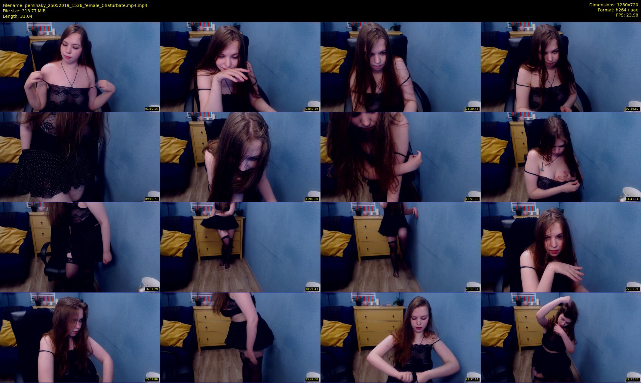persinaky — 32 minute Chaturbate female cam show recording, 720p, May 25, 2019