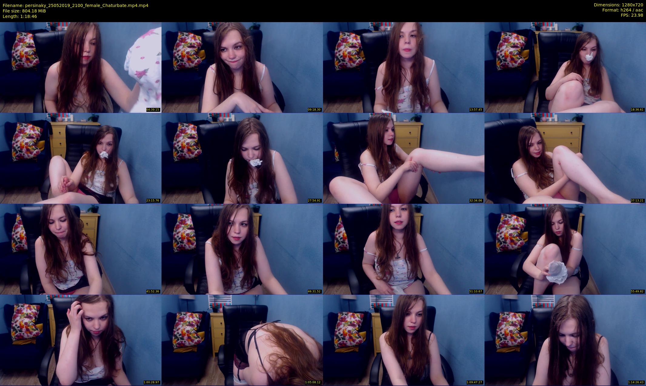 persinaky — 79 minute Chaturbate female cam show recording, 720p, May 25, 2019