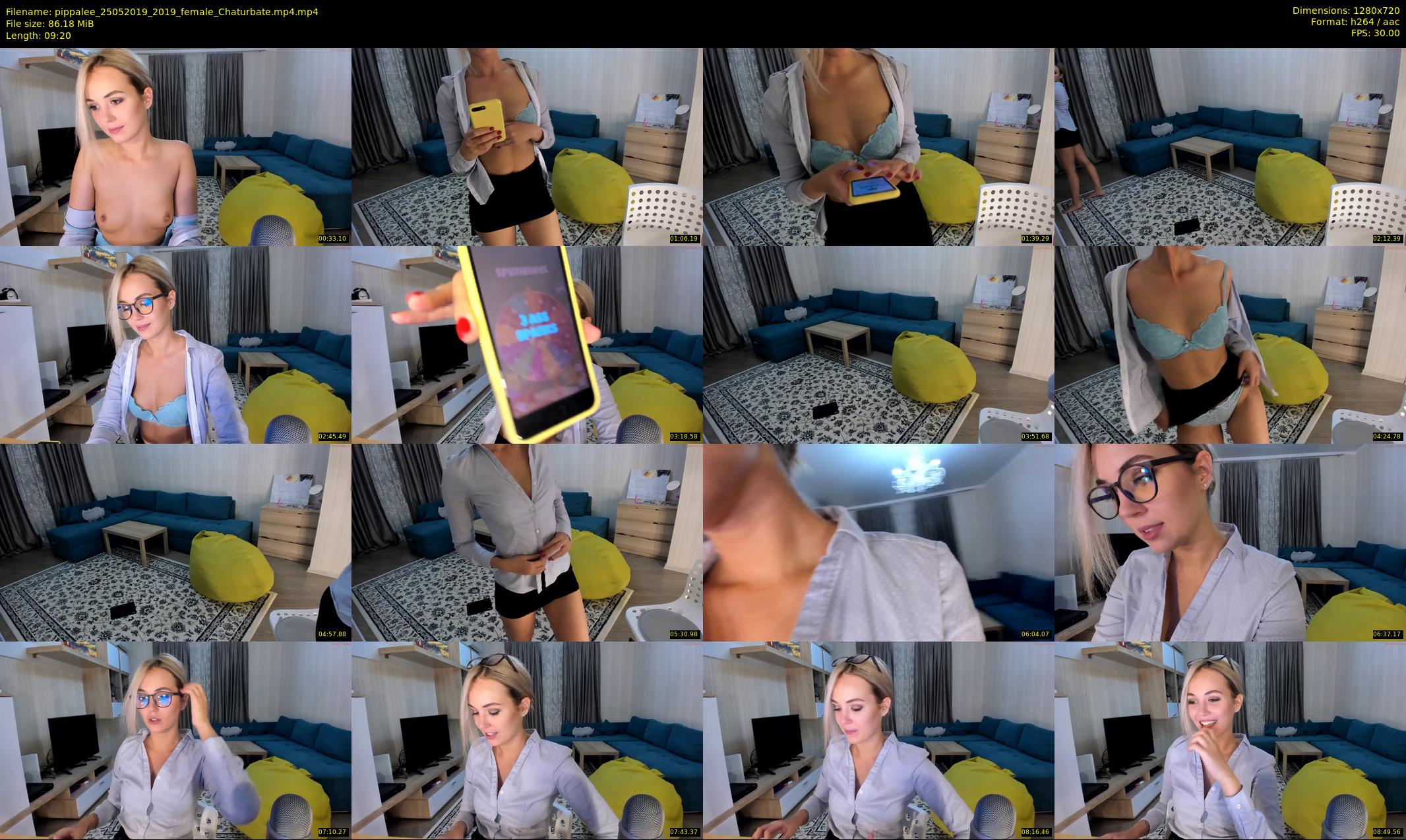 pippalee — 10 minute Chaturbate female cam show recording, 720p, May 25, 2019