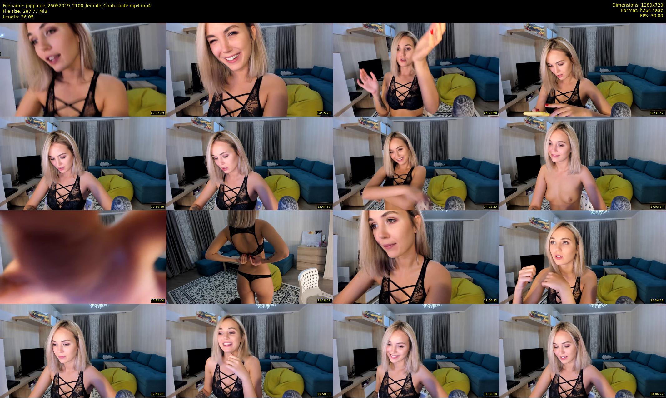 pippalee — 37 minute Chaturbate female cam show recording, 720p, May 26, 2019
