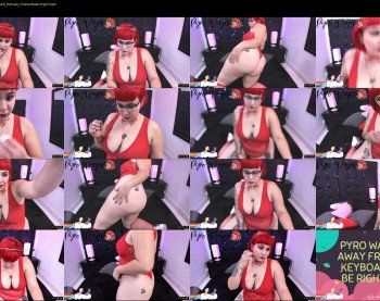 pyrowayne — 15 minute Chaturbate female cam show recording, 720p, May 26, 2019