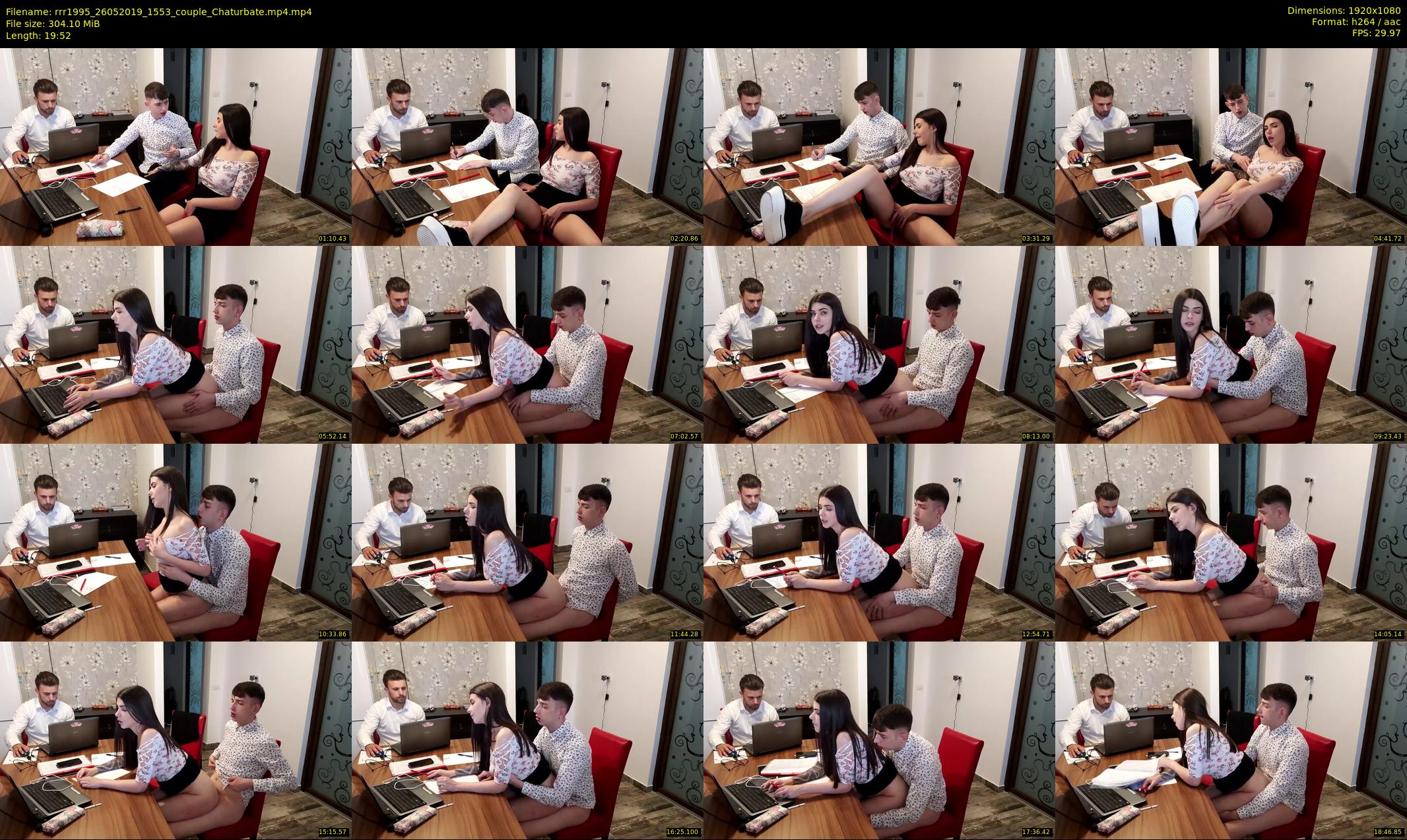 rrr1995 — 20 minute Chaturbate couple cam show recording, 1080p, May 26, 2019