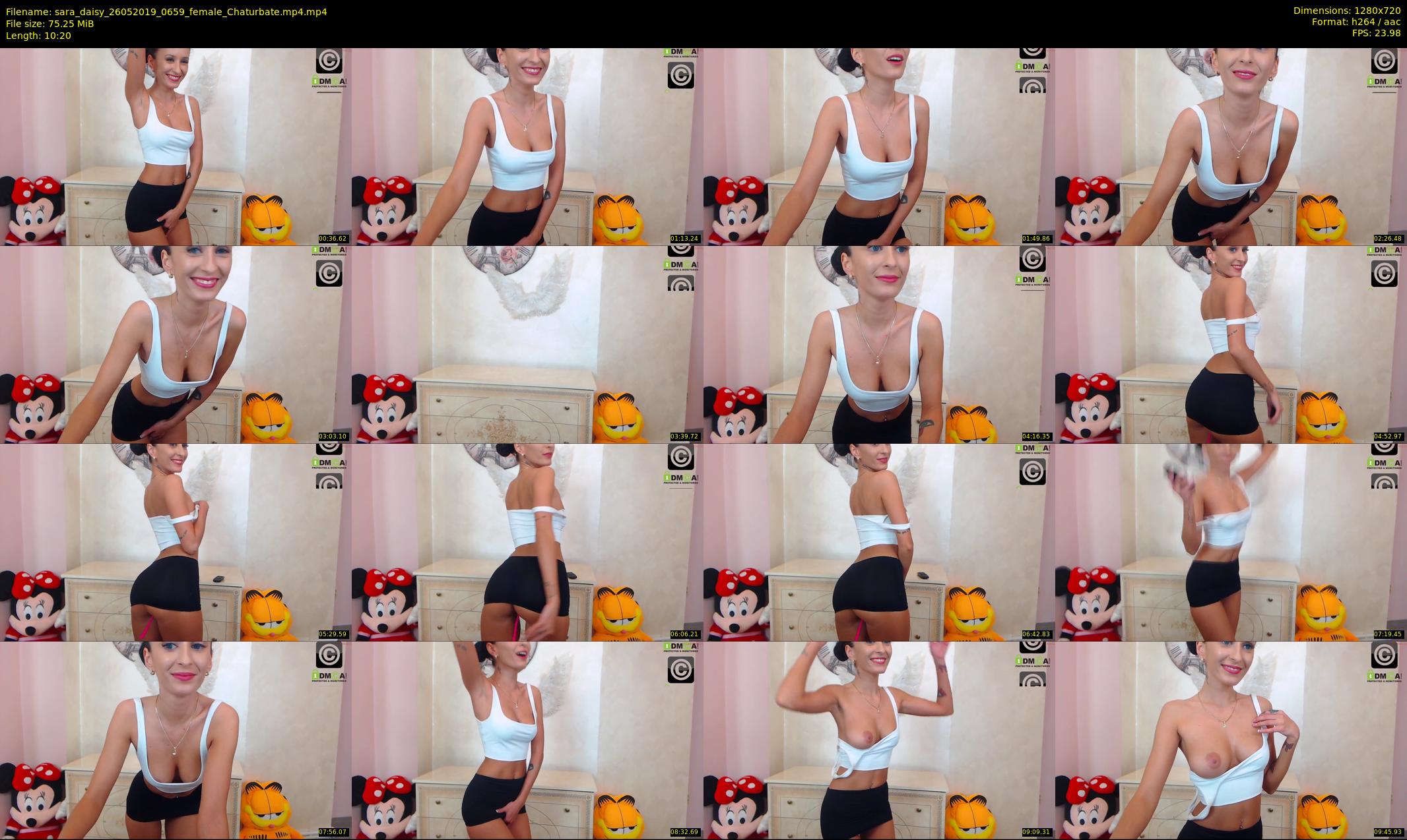sara_daisy — 11 minute Chaturbate female cam show recording, 720p, May 26, 2019