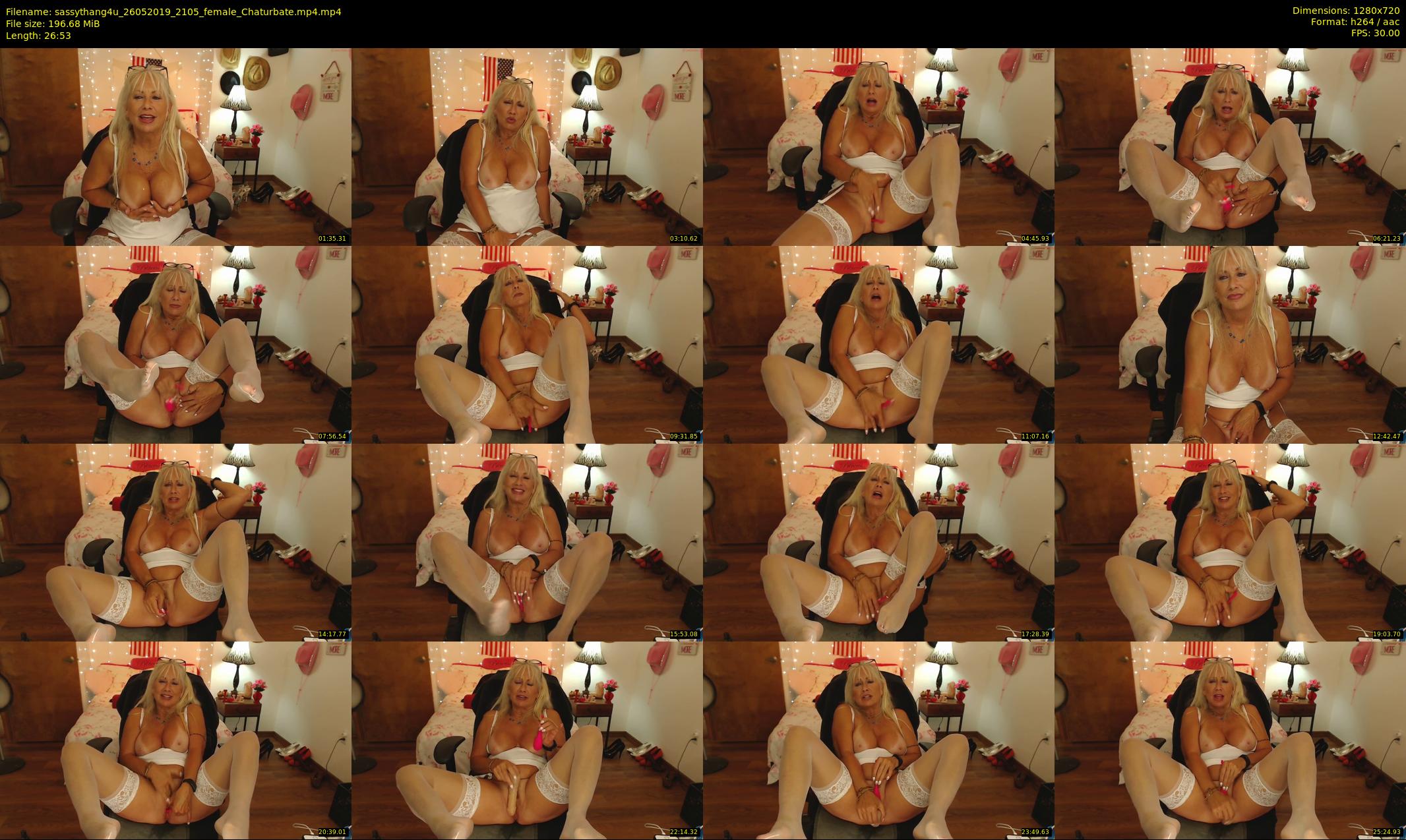sassythang4u — 27 minute Chaturbate female cam show recording, 720p, May 26, 2019