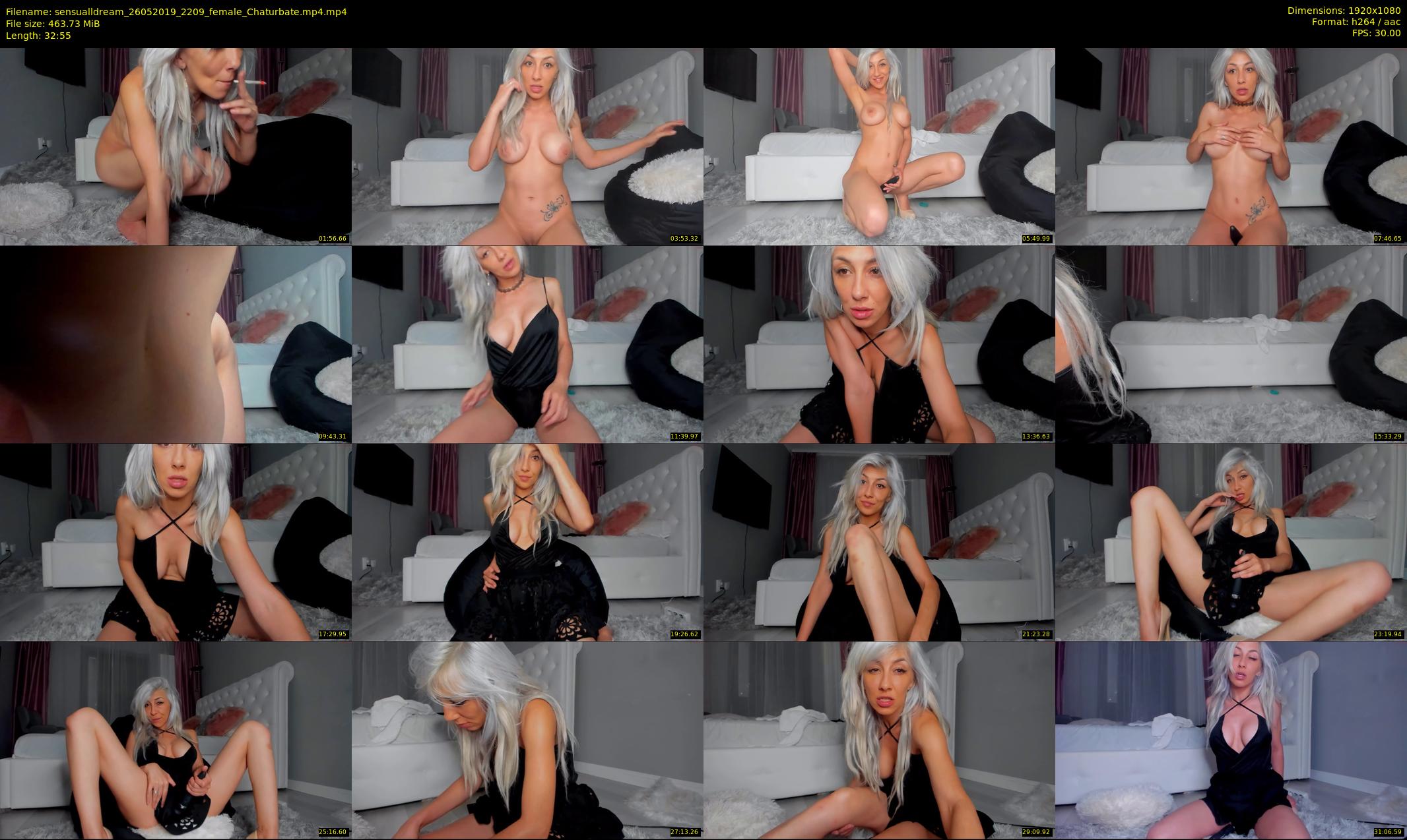 sensualldream — 33 minute Chaturbate female cam show recording, 1080p, May 26, 2019