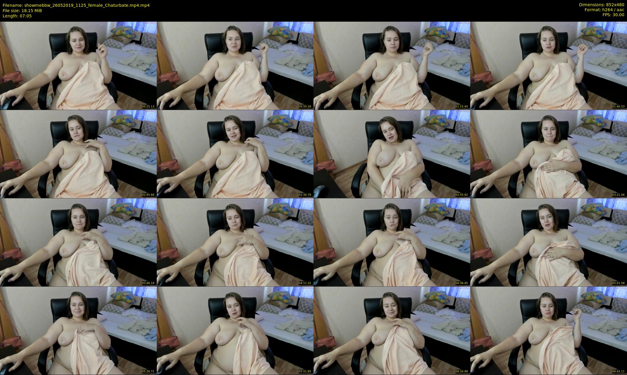 showmebbw — 8 minute Chaturbate female cam show recording, 480p, May 26, 2019