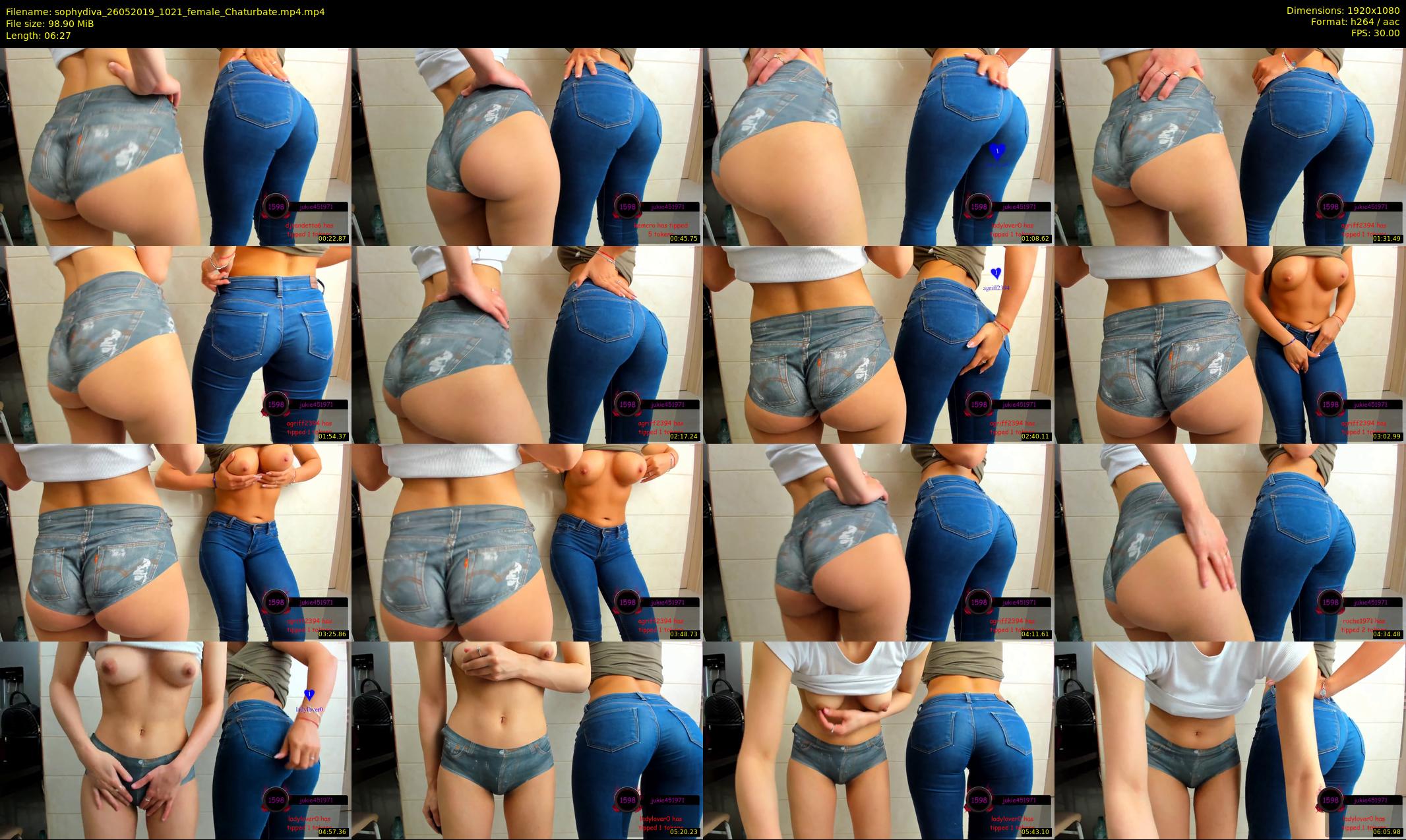 sophydiva — 7 minute Chaturbate female cam show recording, 1080p, May 26, 2019