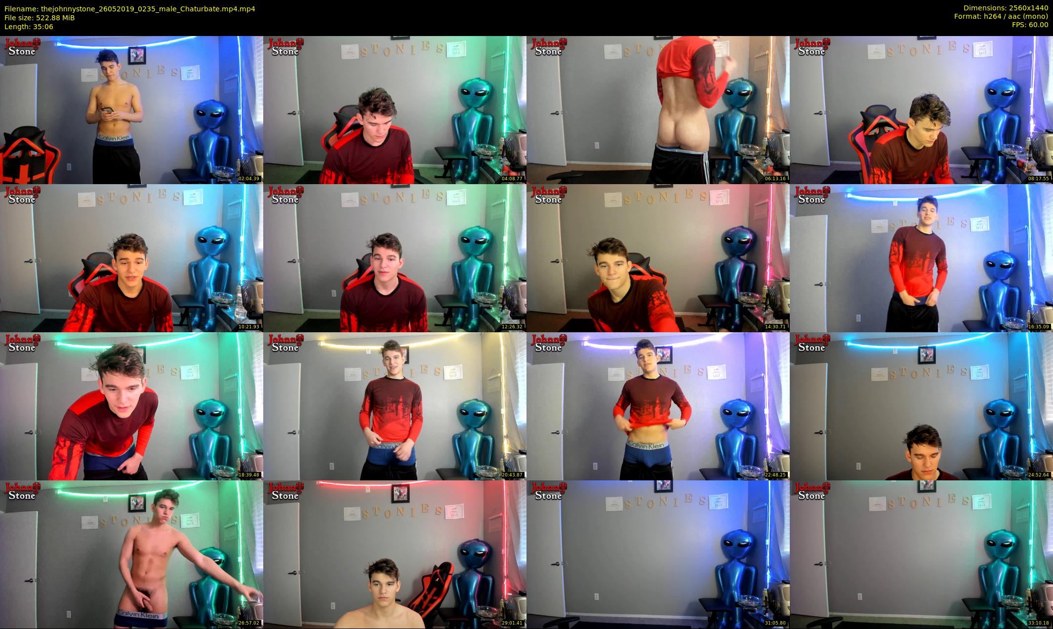 thejohnnystone — 36 minute Chaturbate male cam show recording, 1080p, May 26, 2019
