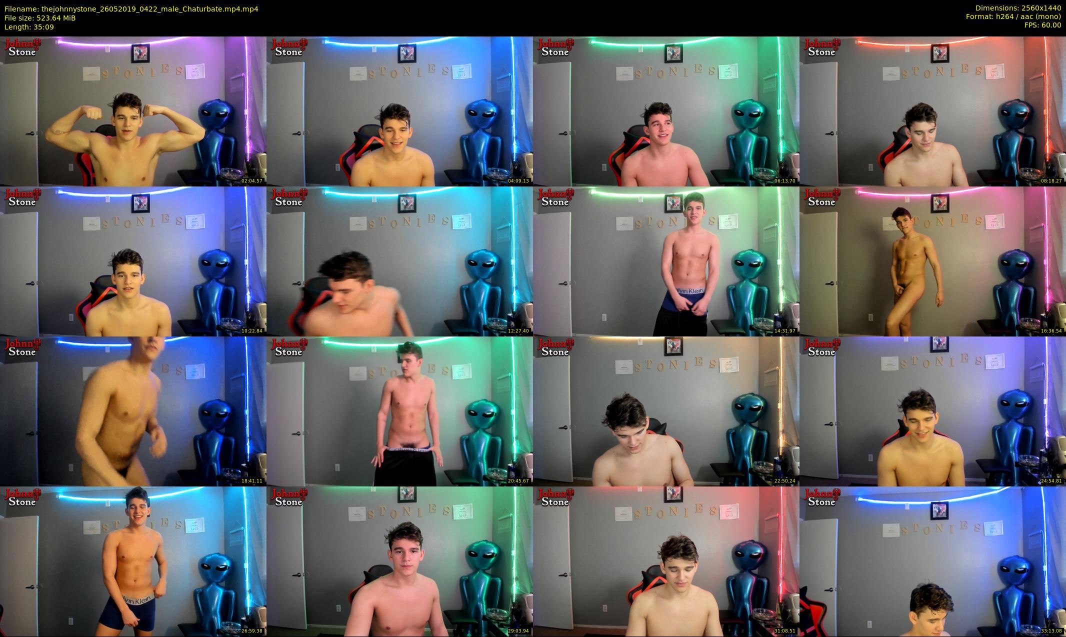 thejohnnystone — 36 minute Chaturbate male cam show recording, 1080p, May 26, 2019