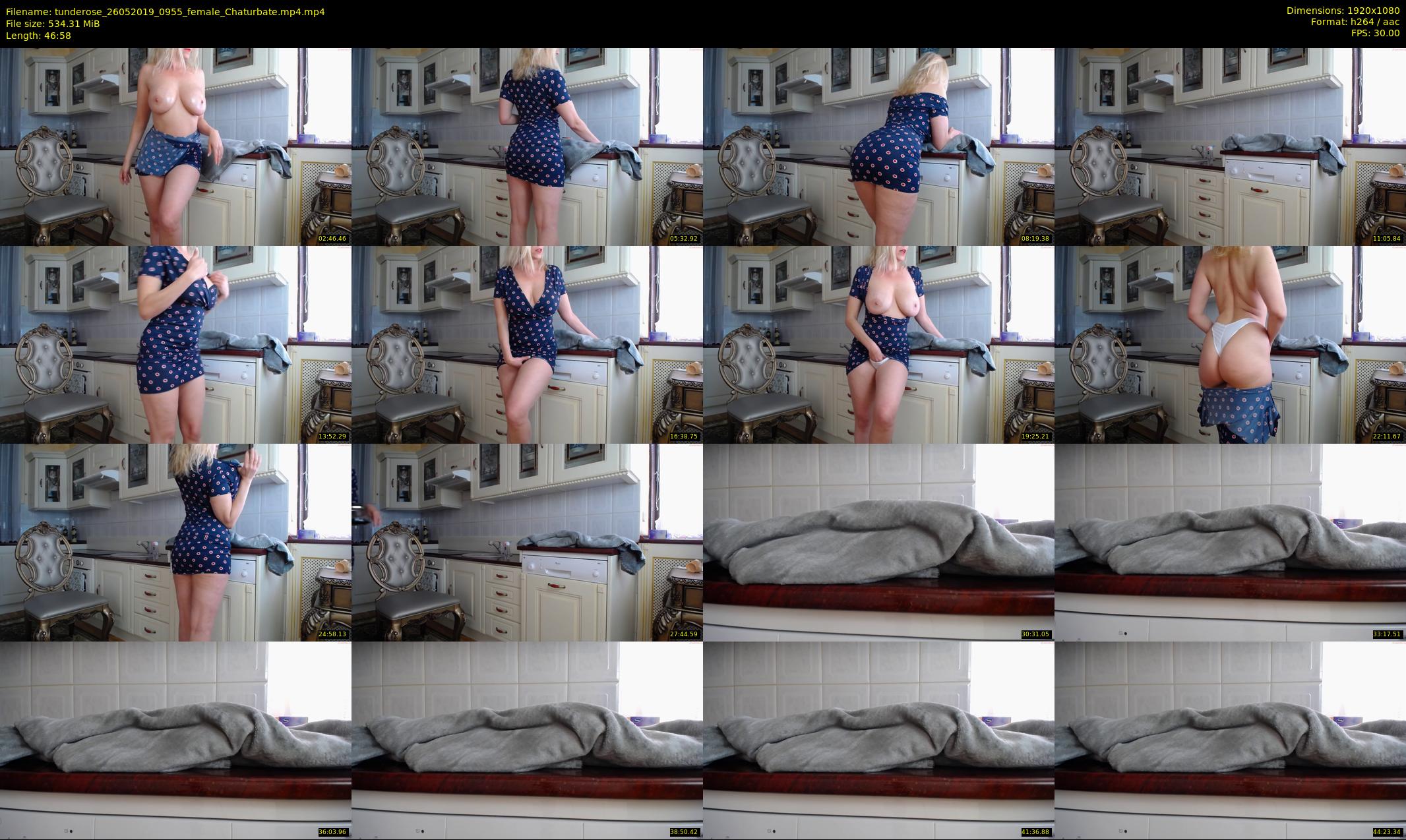 tunderose — 47 minute Chaturbate female cam show recording, 1080p, May 26, 2019