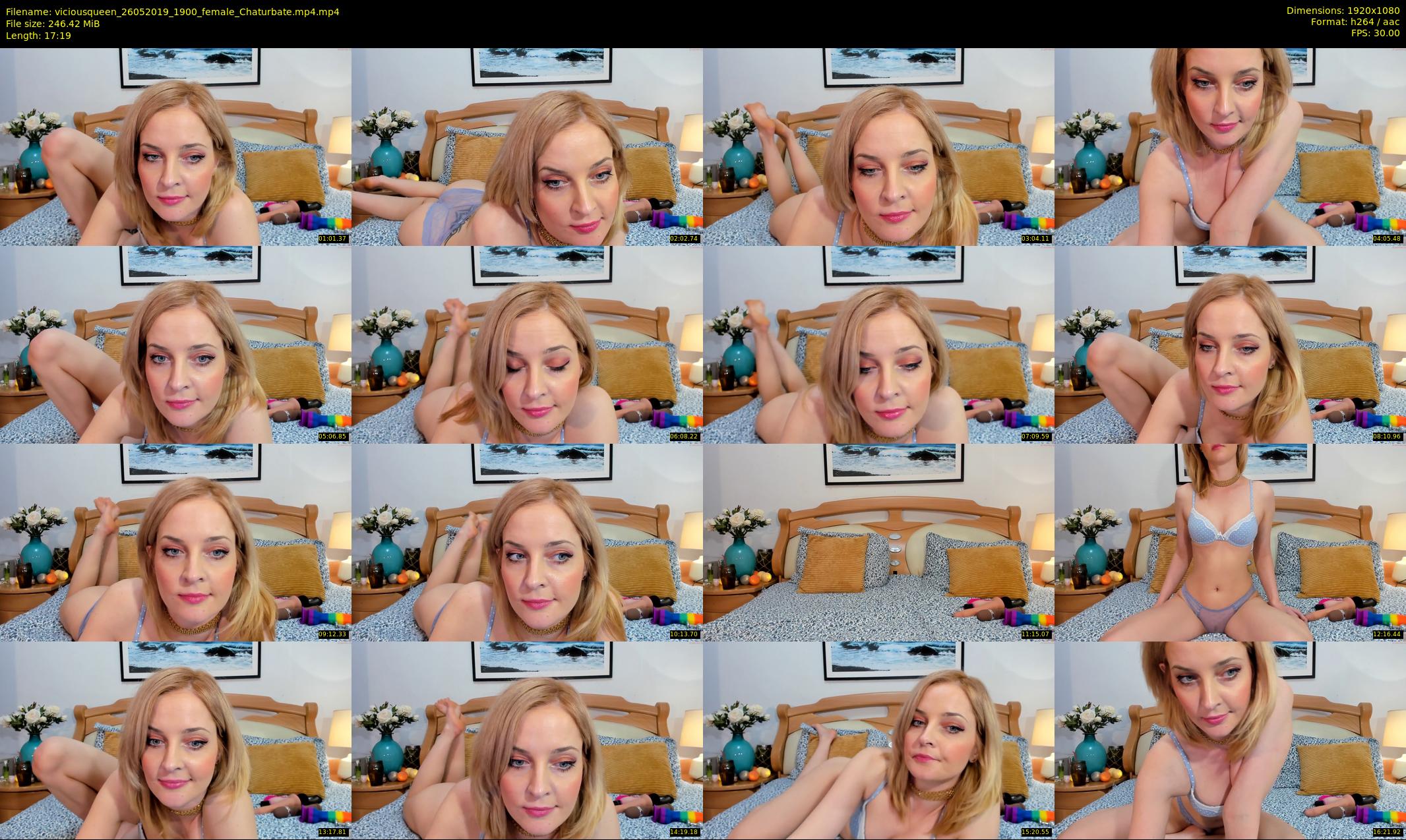 viciousqueen — 18 minute Chaturbate female cam show recording, 1080p, May 26, 2019