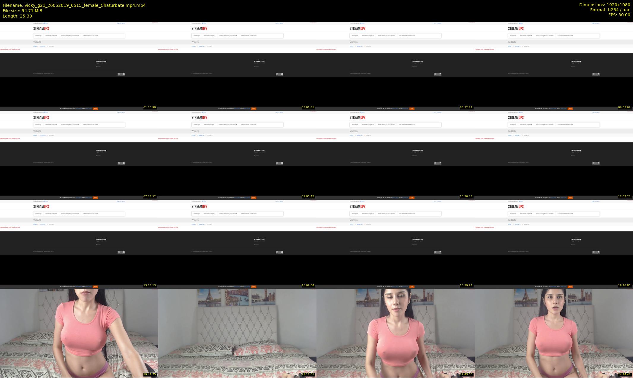 vicky_g21 — 26 minute Chaturbate female cam show recording, 1080p, May 26, 2019