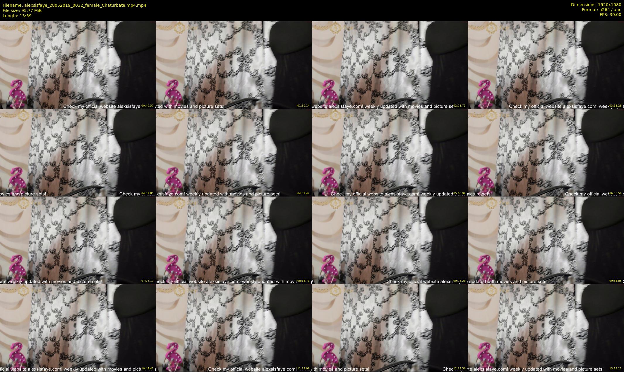 alexsisfaye — 14 minute Chaturbate female cam show recording, 1080p, May 28, 2019