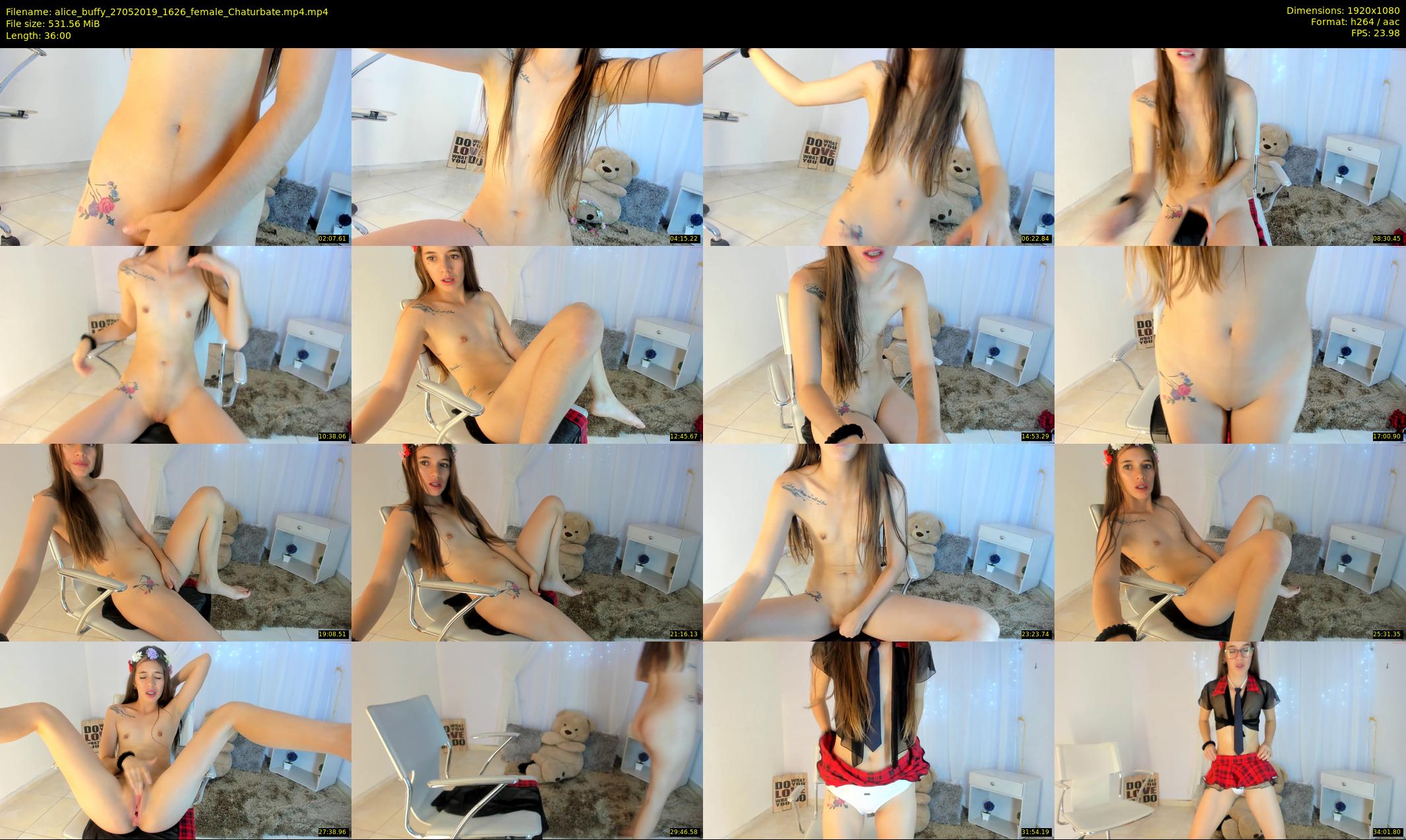 alice_buffy — 36 minute Chaturbate female cam show recording, 1080p, May 27, 2019