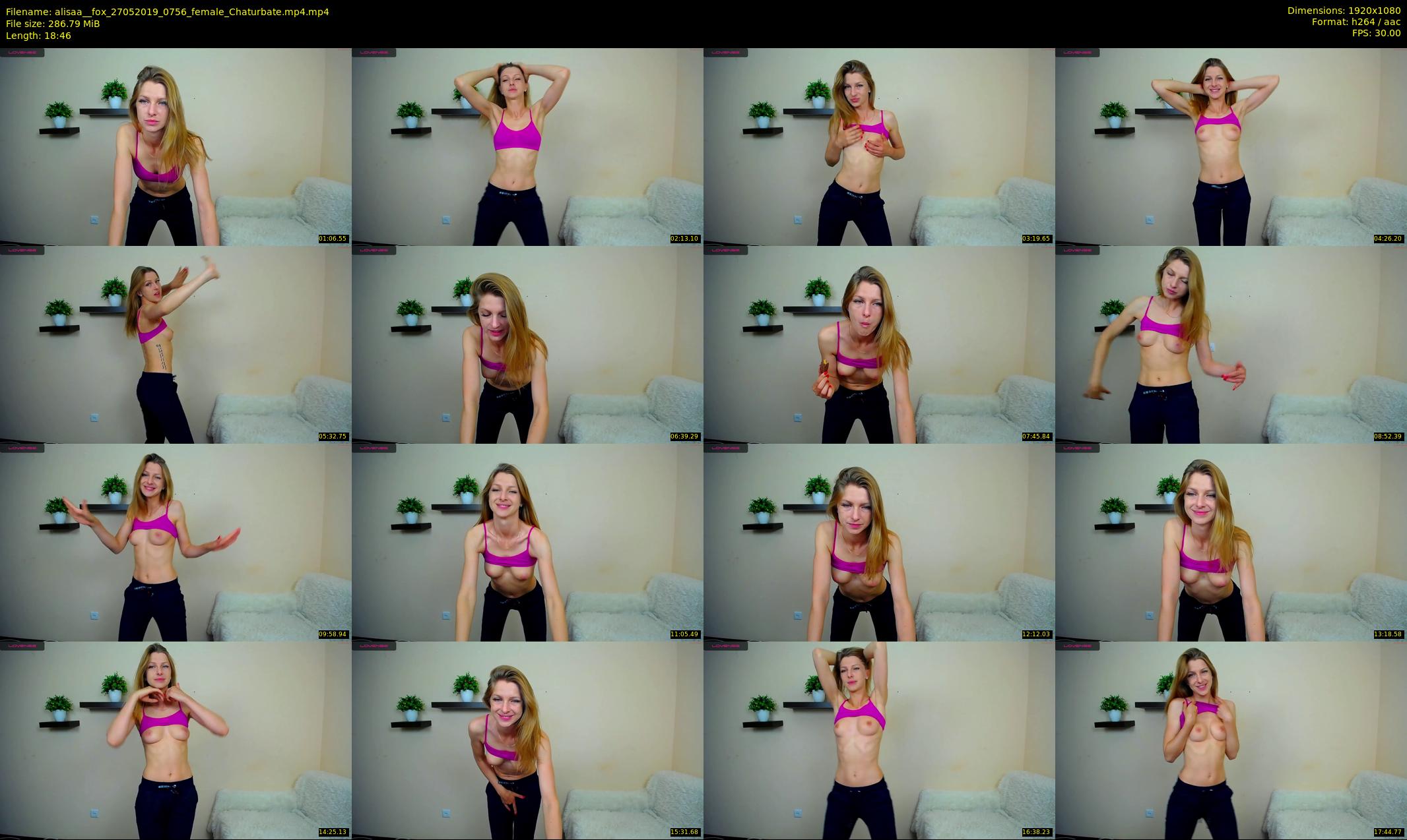 alisaa__fox — 19 minute Chaturbate female cam show recording, 1080p, May 27, 2019